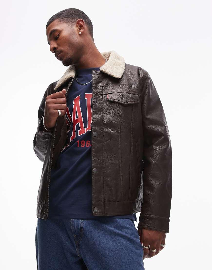 Levi's relaxed moto jacket discount