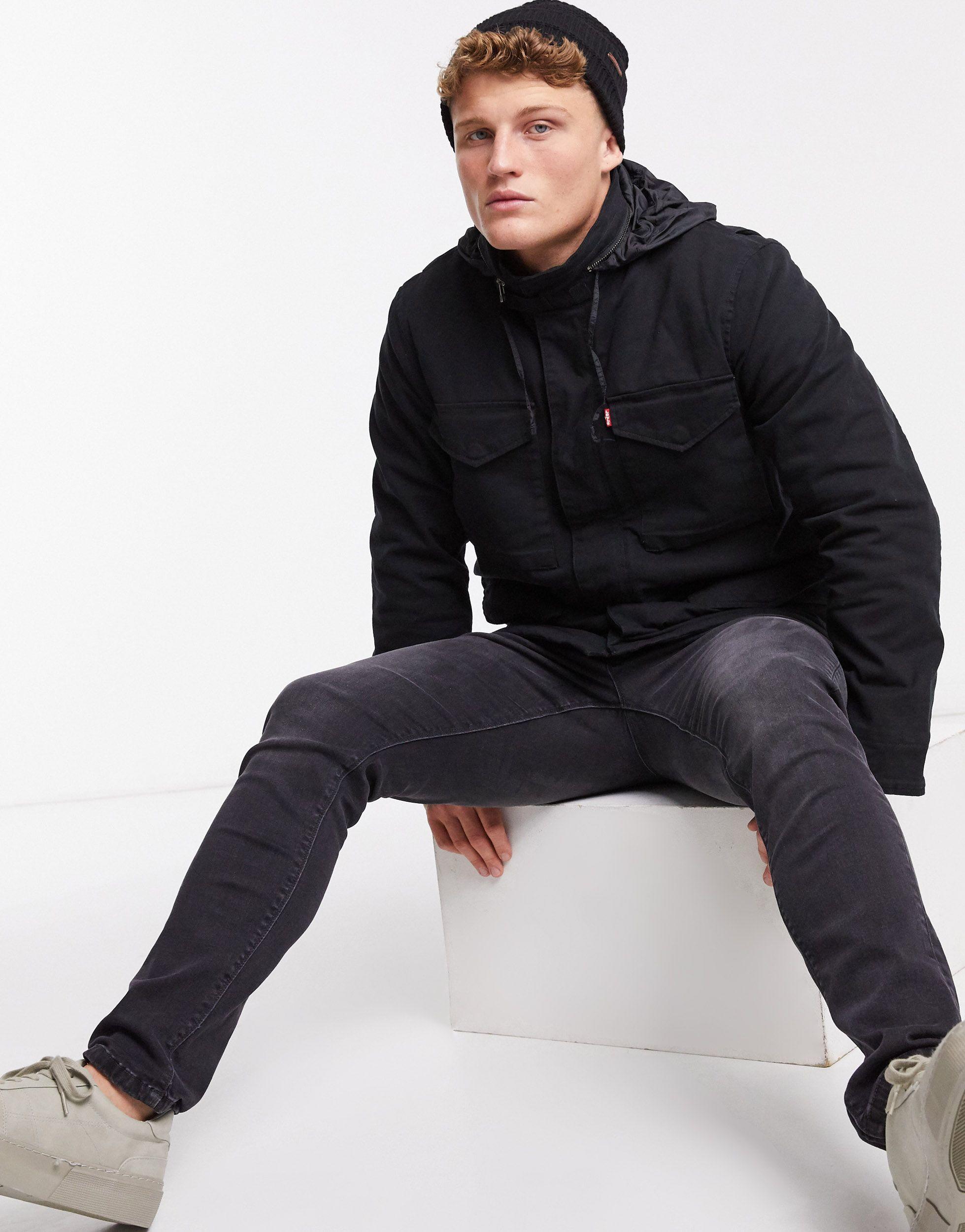 Куртка Levis Мужская Xxl Черная Купить