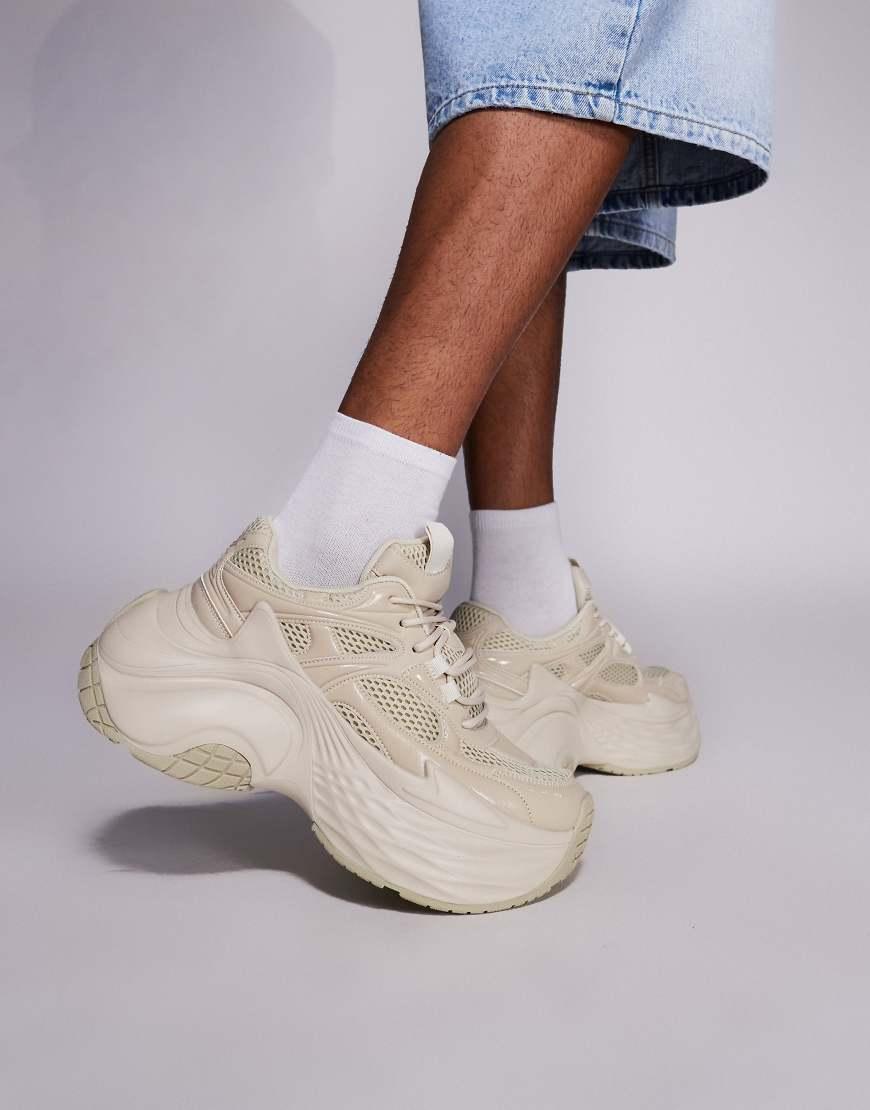 Chunky Sneakers Asos White Sneakers ASOS Chunky Trainers In White