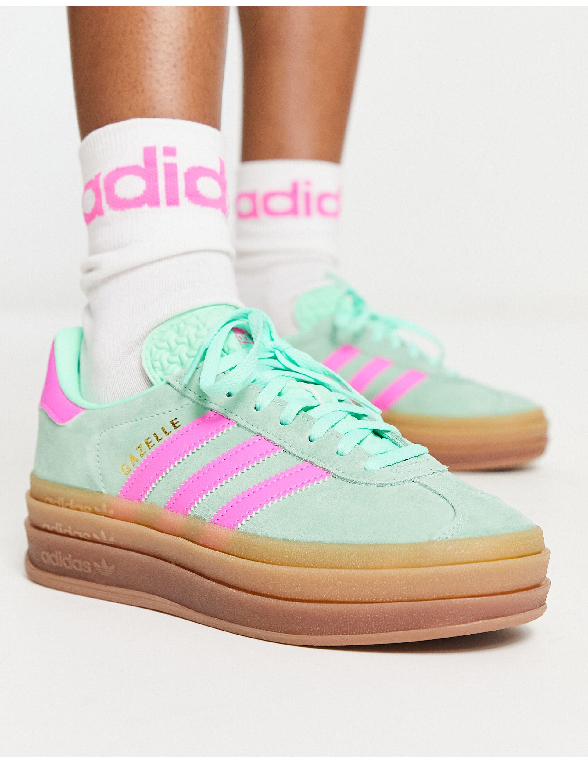 Gazelle bold - sneakers menta con suola platform di adidas Originals in  Grigio | Lyst