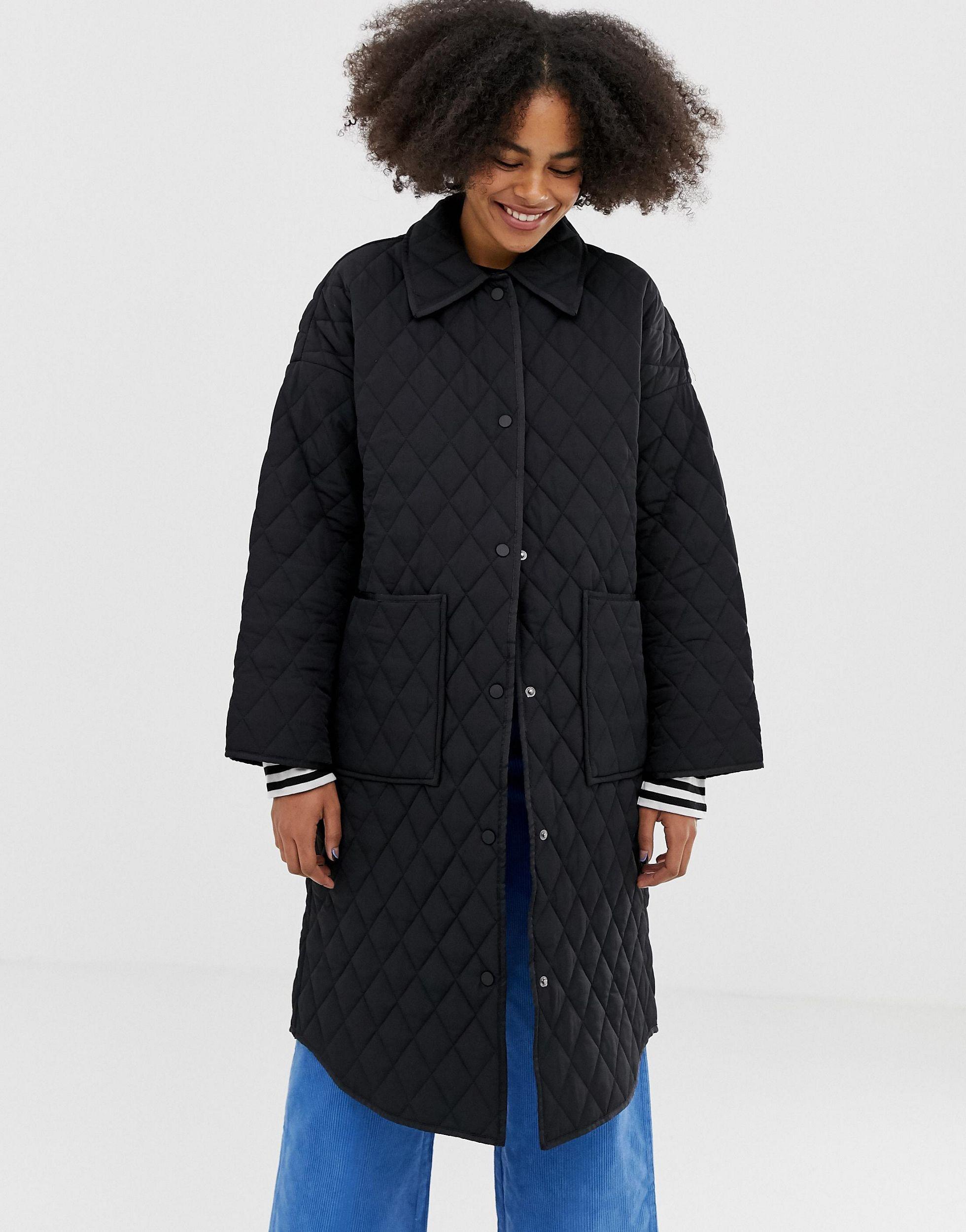 Monki quilted jacket Clearance