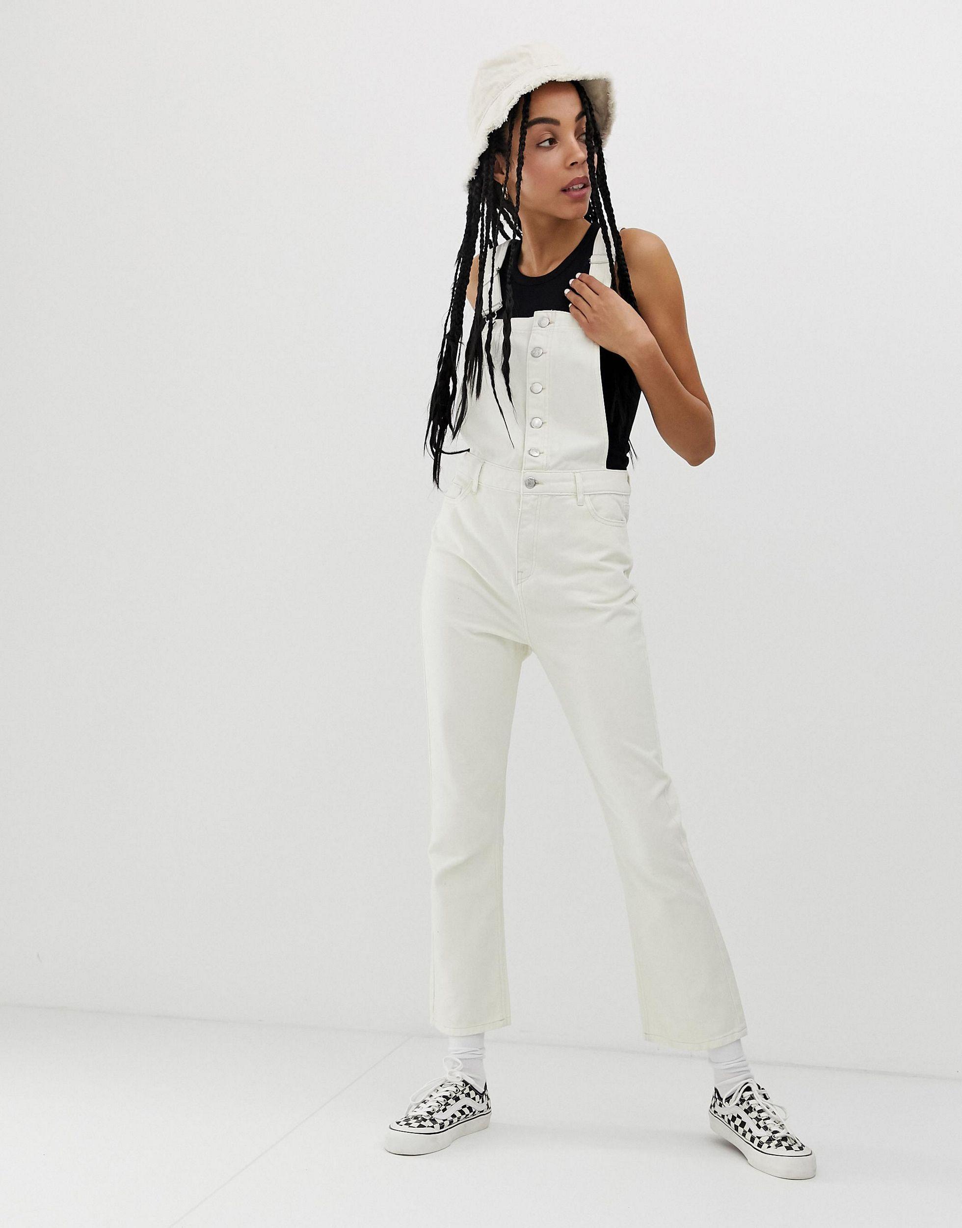 kick flare dungarees