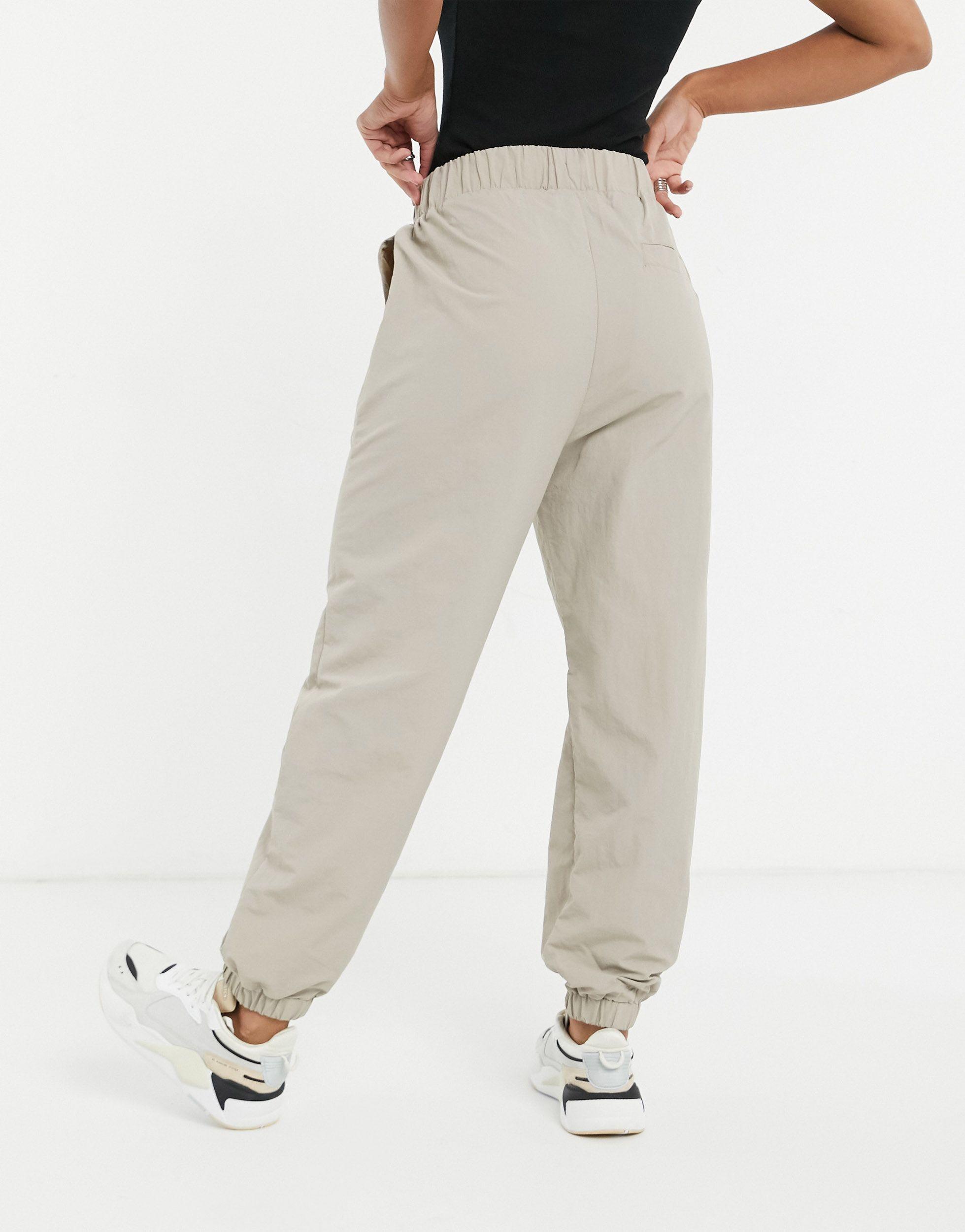 Collusion Synthetic Nylon Sweatpants in 