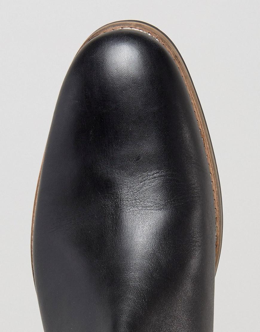 Lambretta Leather Chelsea Boots In Black For Men Lyst