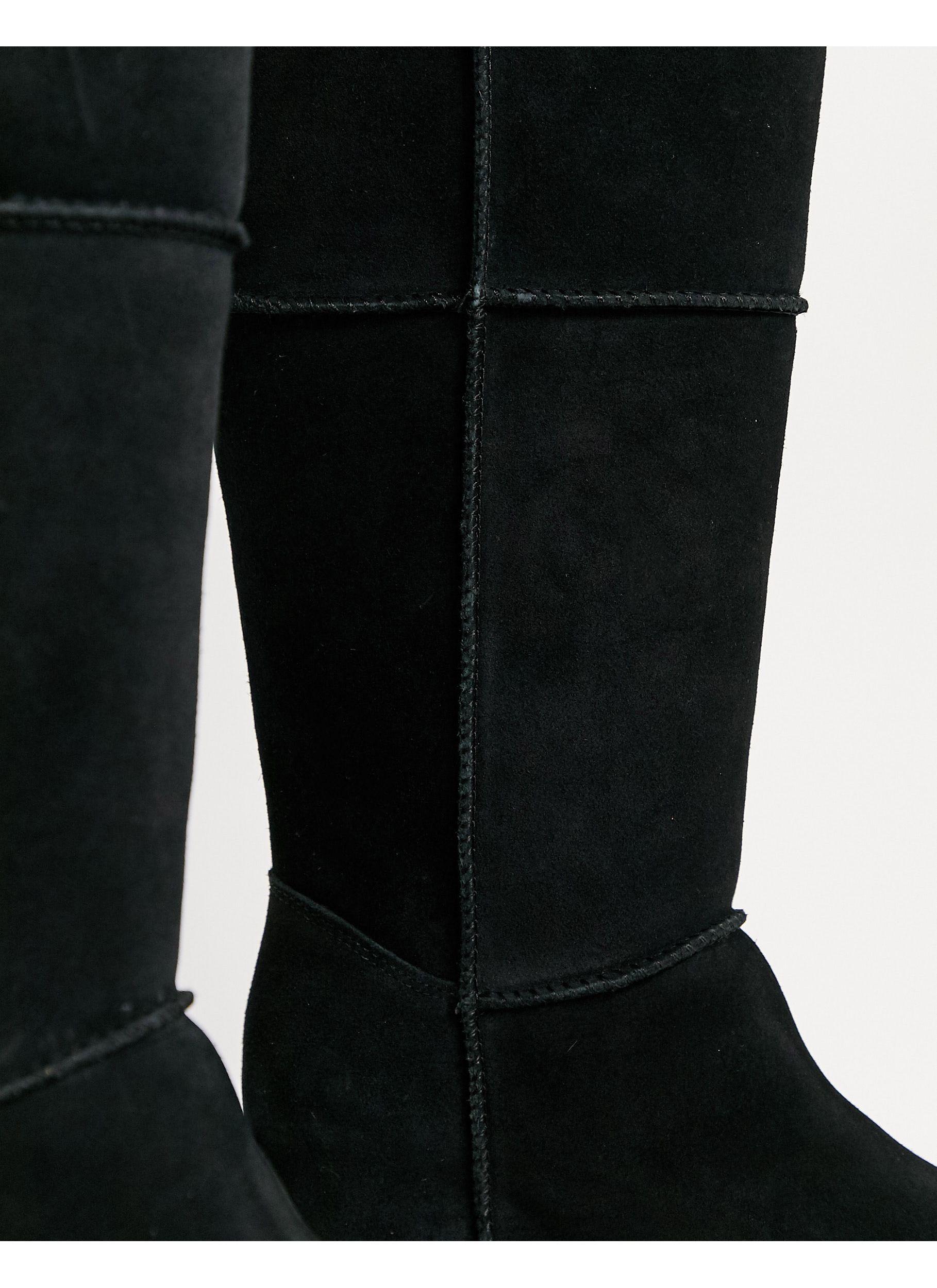over the knee black uggs