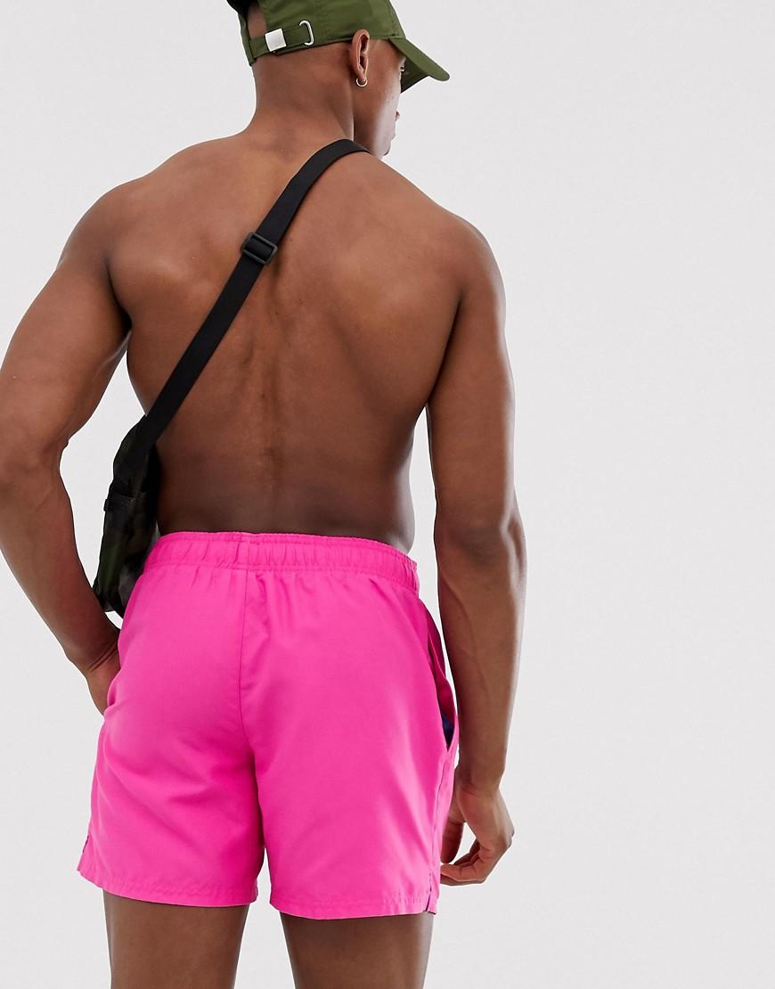 Nike Nike Volley Super Short Swim Short in Pink for Men | Lyst UK