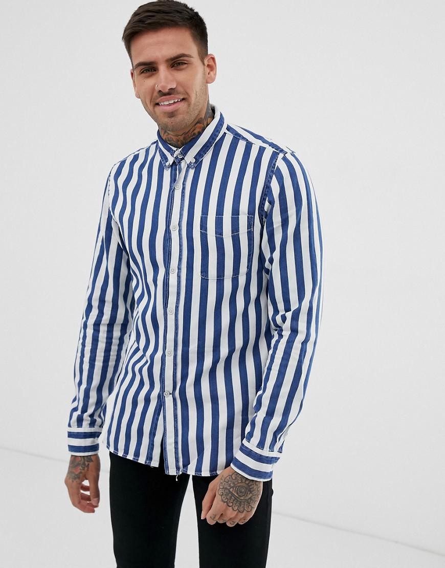 striped jeans pull and bear