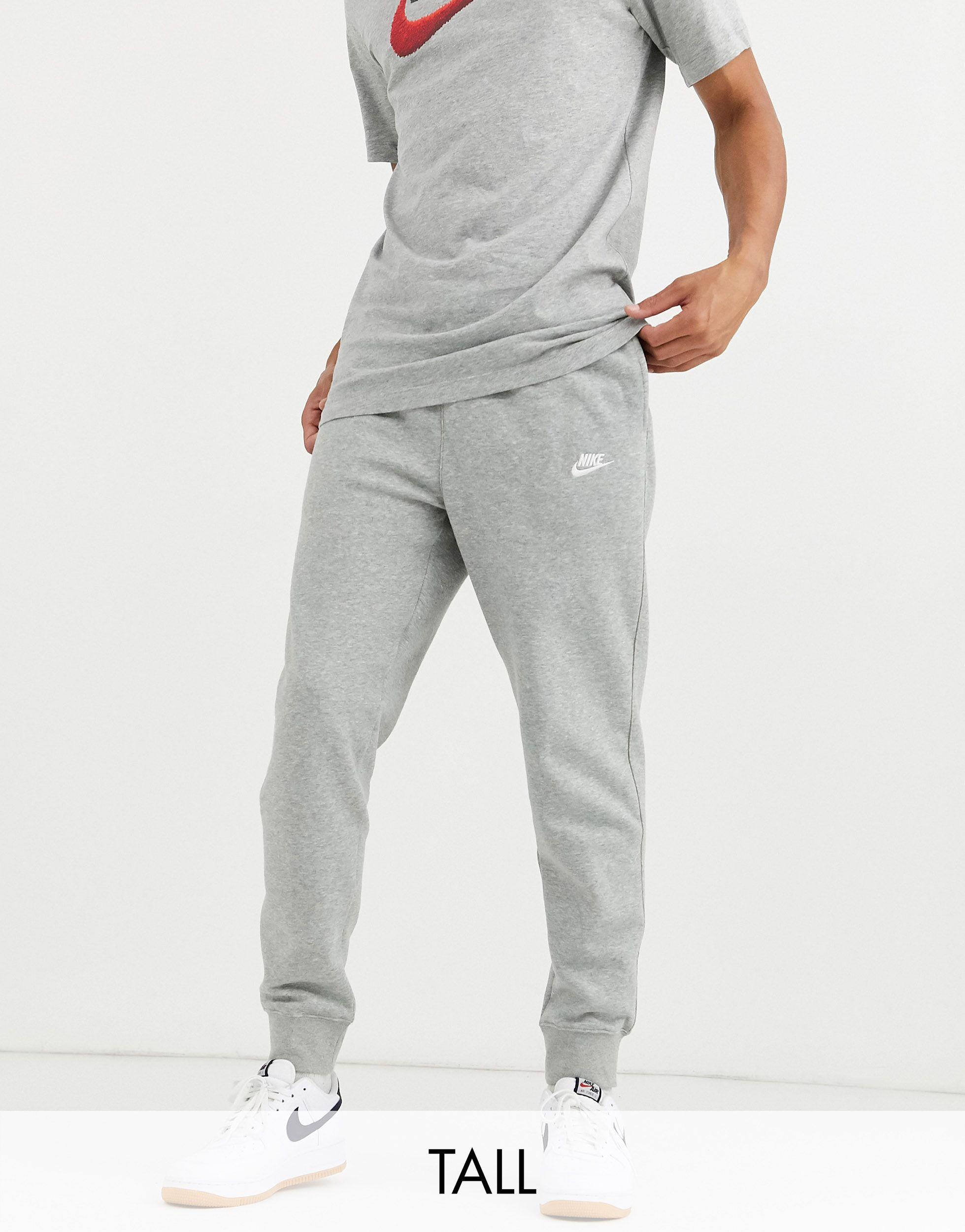 Nike Club Cuffed Sweatpants in Gray for Men | Lyst