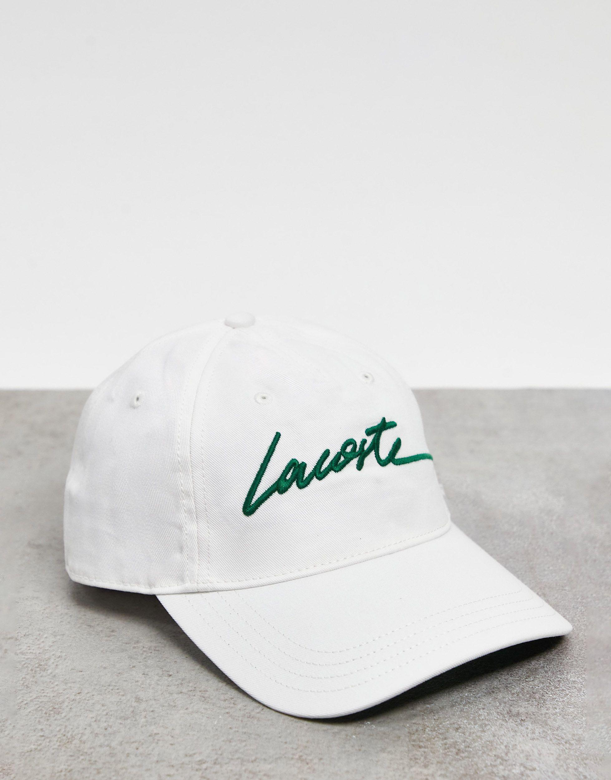 Berretto con logo con scritta di Lacoste da Uomo | Lyst