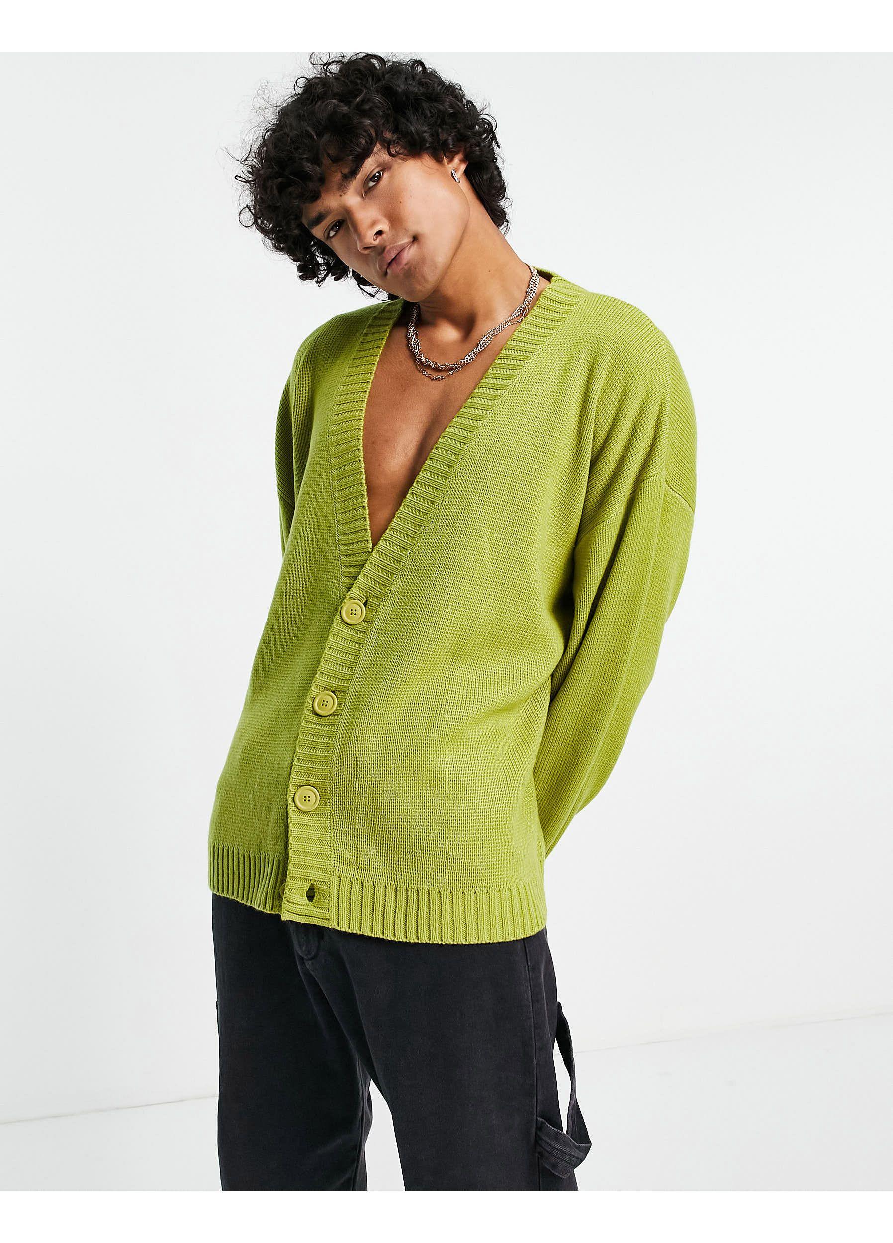 Collusion Compact Knit Boxy Cardigan in 