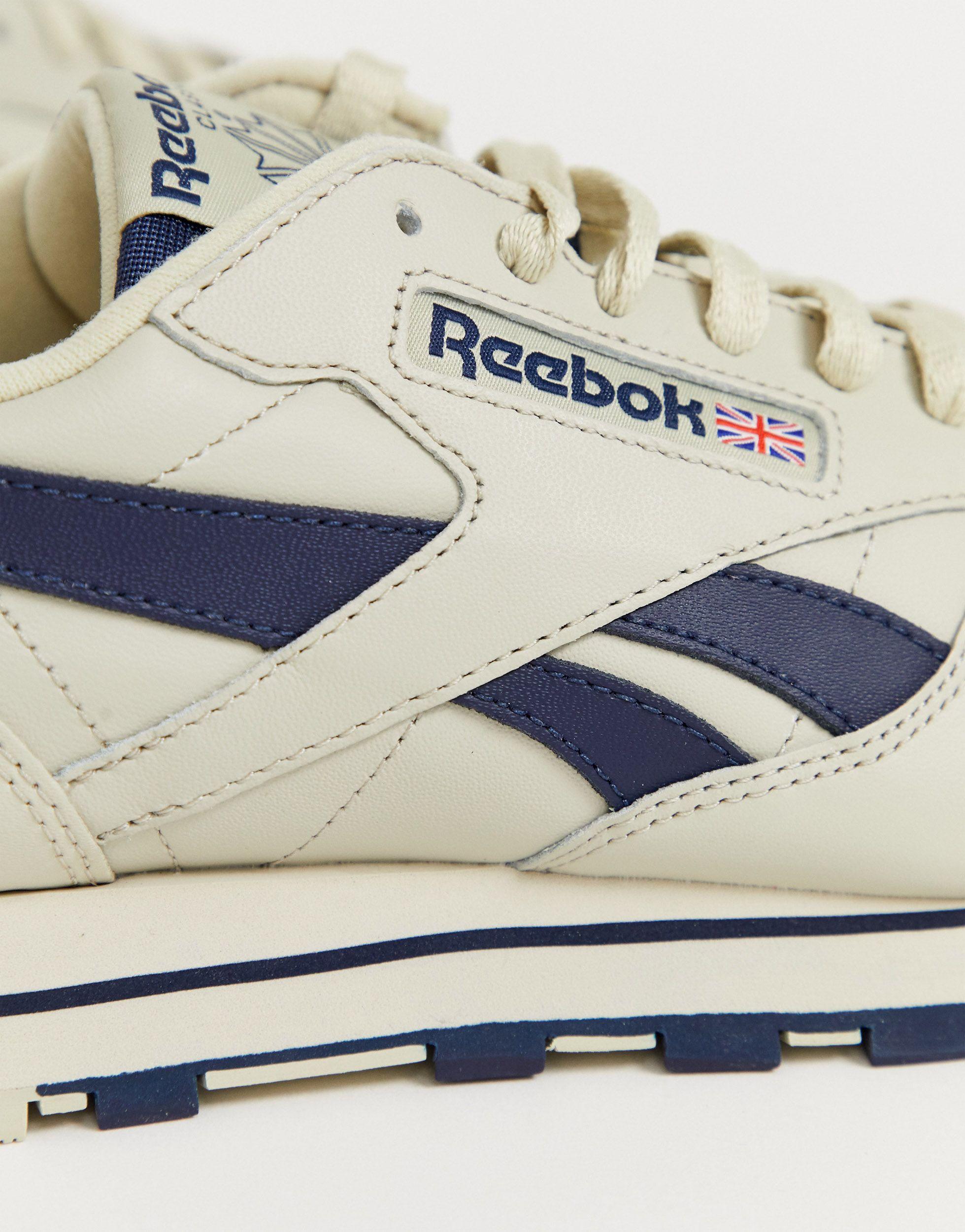 reebok classic leather off white