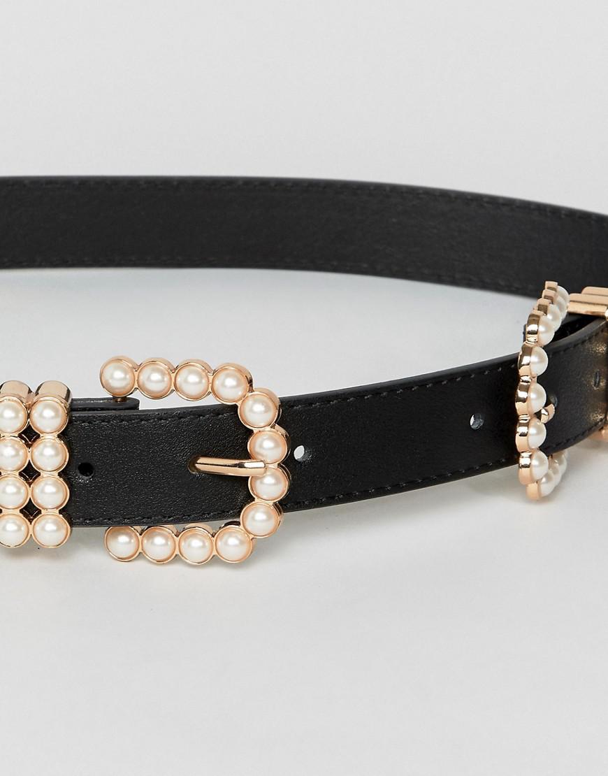 pearl belt buckle