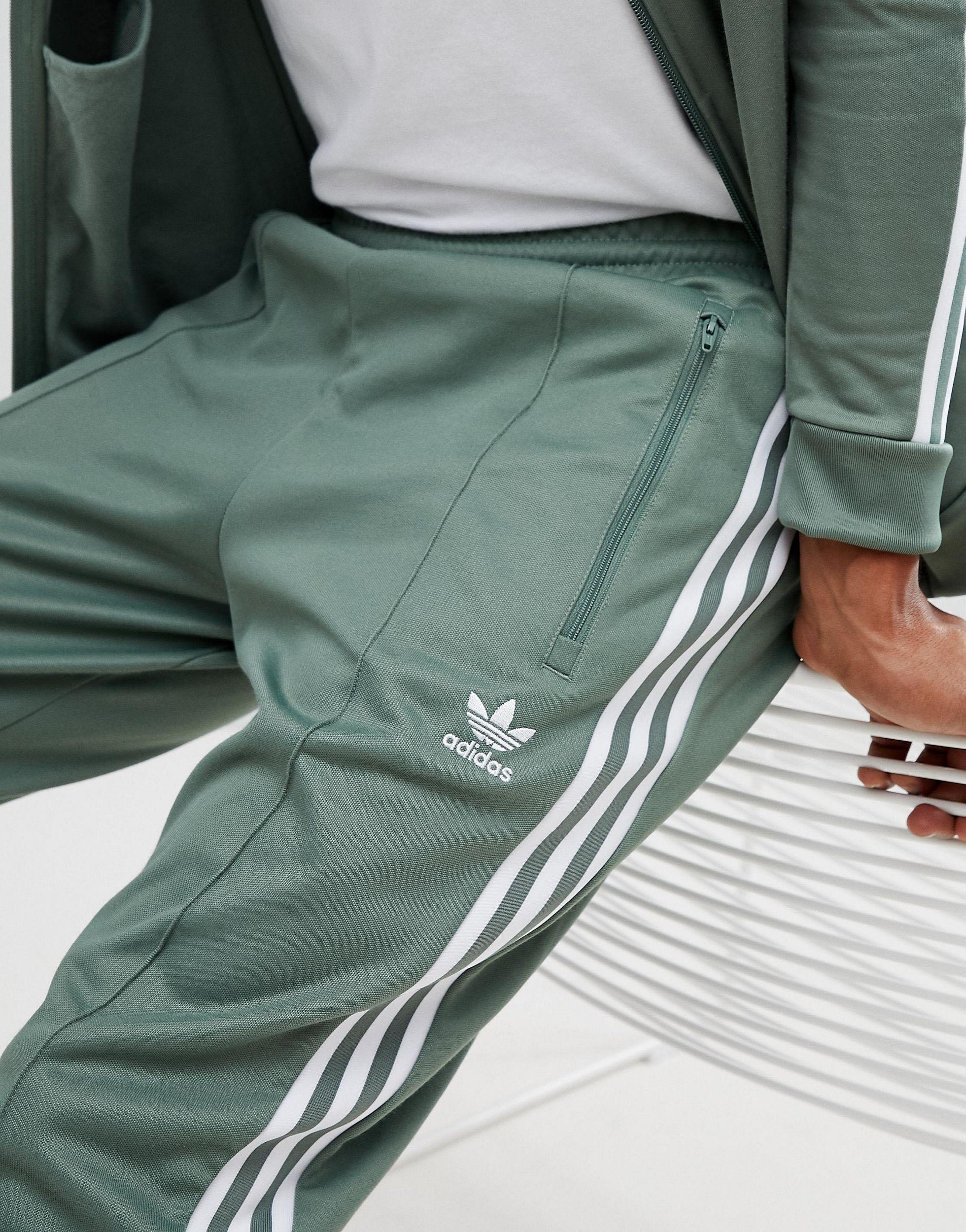 adidas Originals Beckenbauer Joggers In Green Dh5818 for Men - Lyst