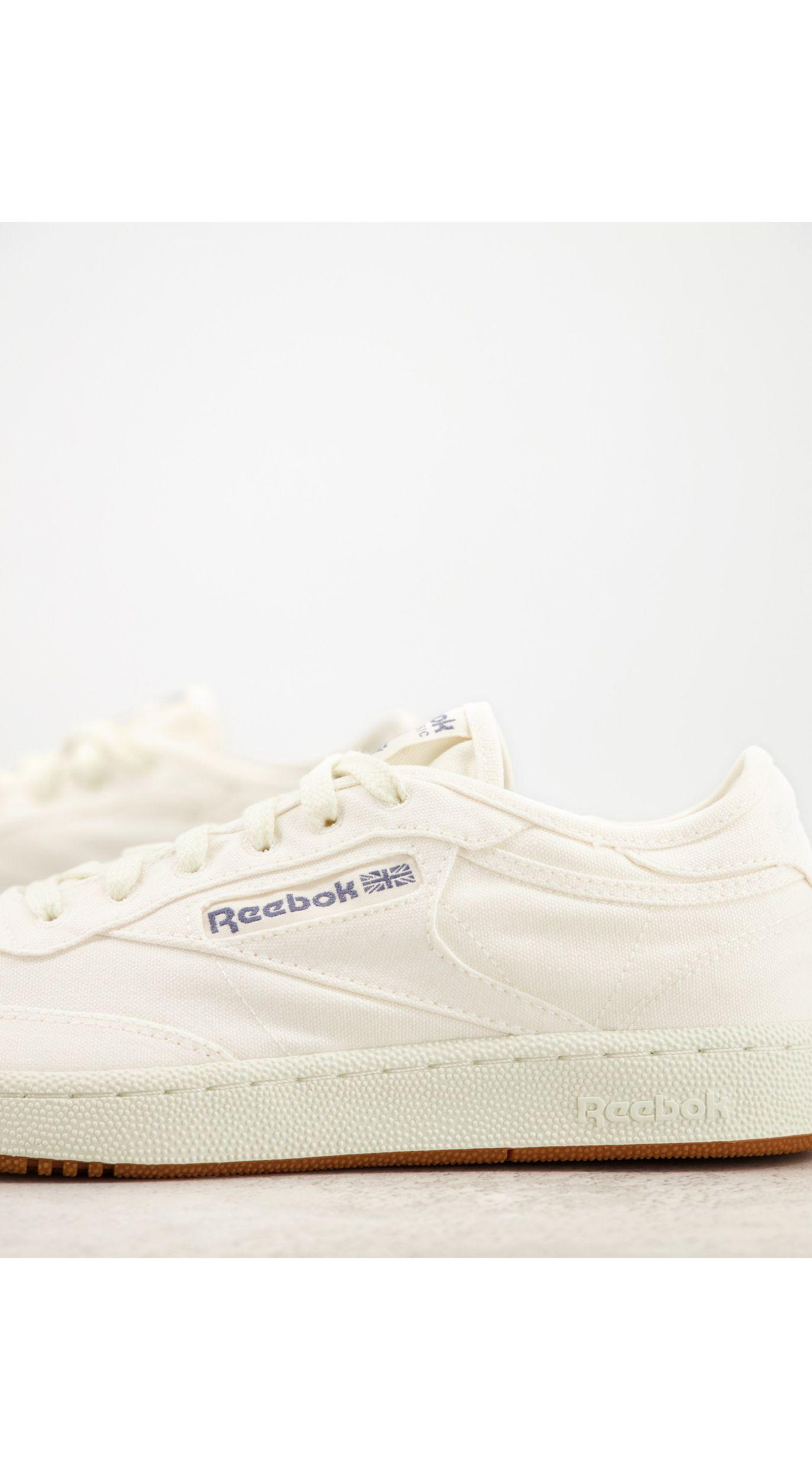 Reebok Classics - Club C Grow - Sneakers Van Canvas Met Rubberen Zool in  het Wit voor heren | Lyst NL