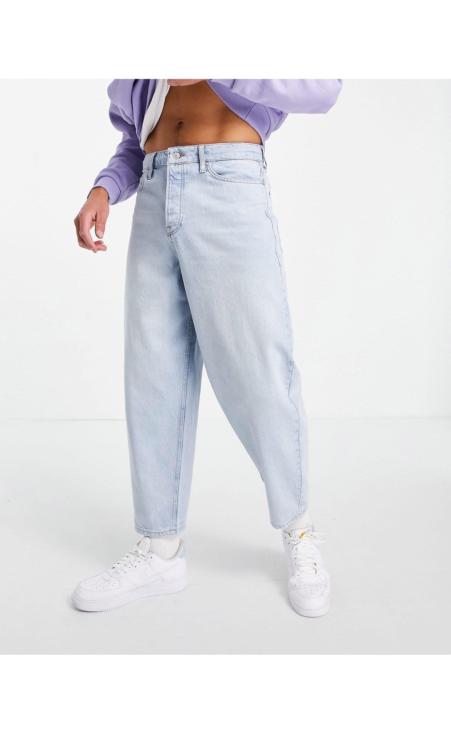 Jeans a palloncino lavaggio chiaroTOPMAN in Denim da Uomo colore Blu | Lyst