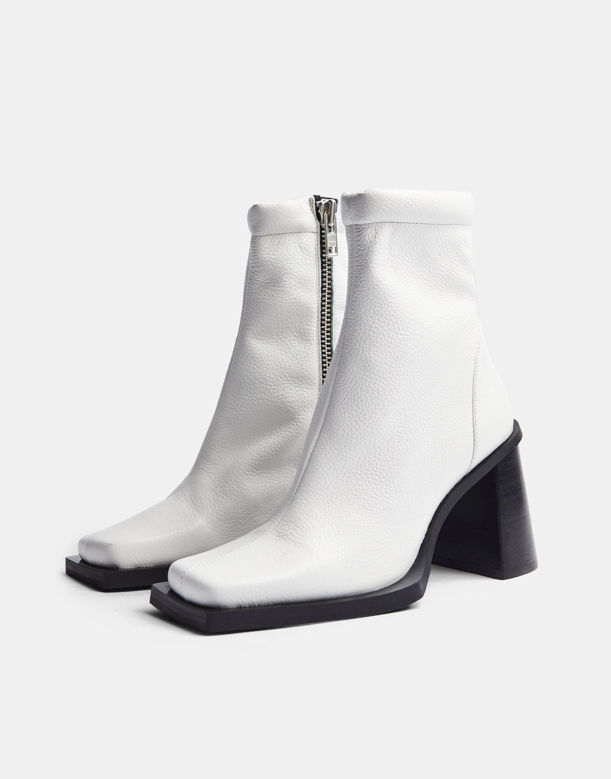 square toe boots topshop