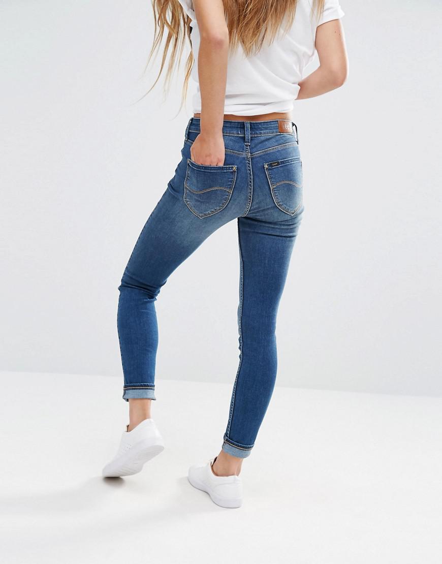 Lee Jeans Denim Jodee Super Skinny Jeans in Blue - Lyst