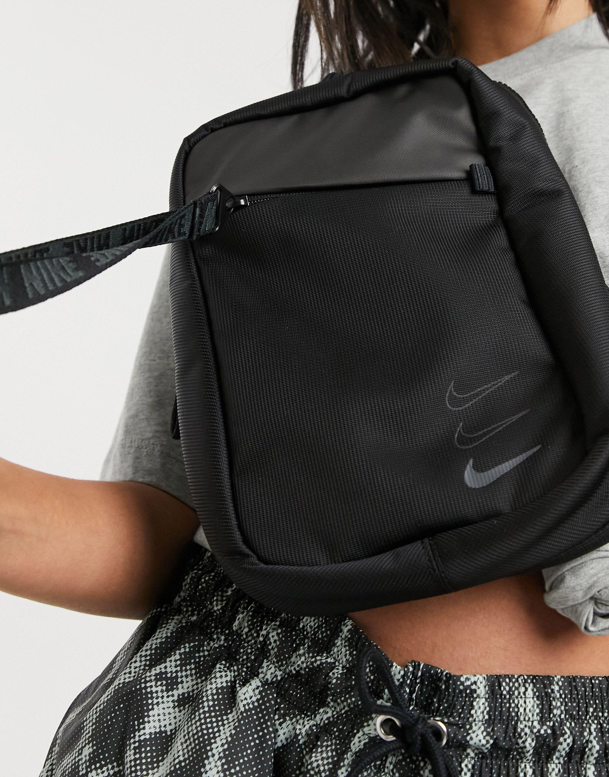 Nike Essential Crossbody Bag in White - Lyst