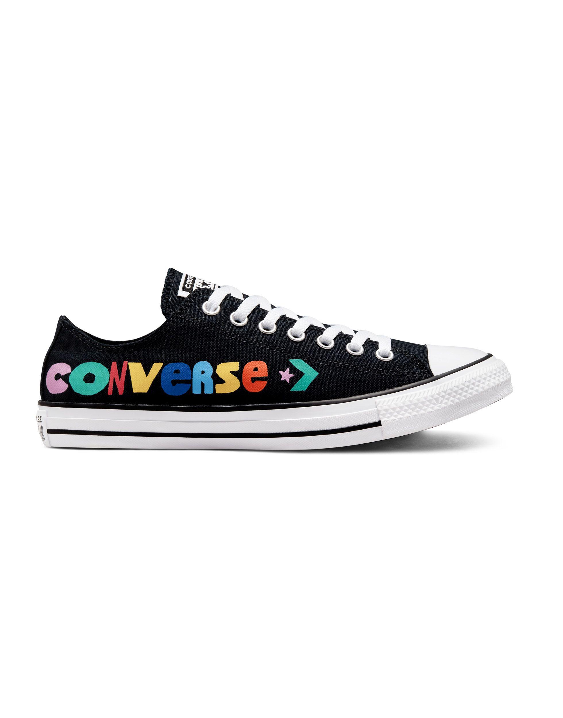Converse Chuck Taylor All Star Ox 'much Love' Canvas Sneakers in Black |  Lyst