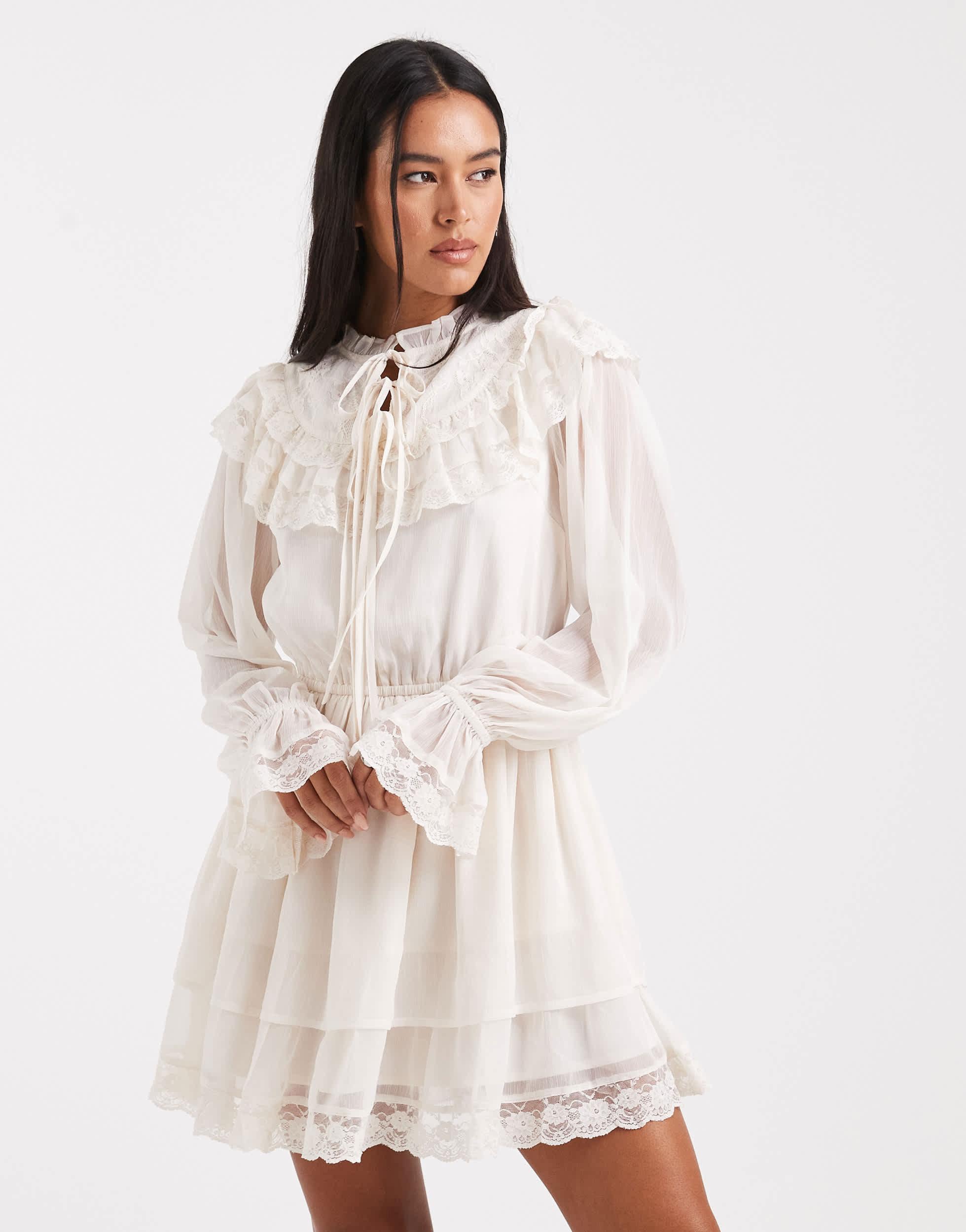 sachin and babi light blue dress Miss Selfridge Embroidered Dresses for Women