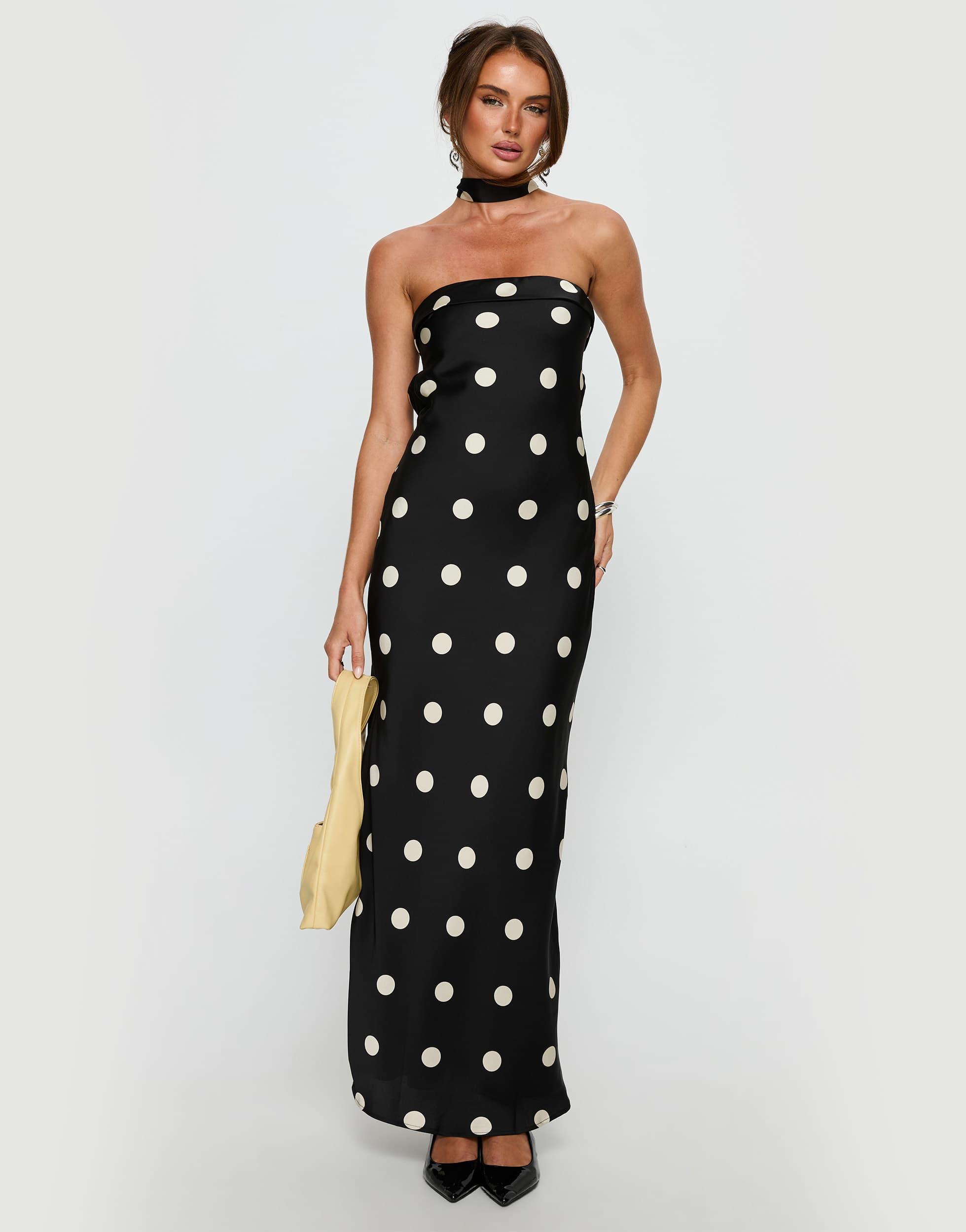 princess polly black tie dress Kesy Bow Tie Mini Dress | Black | Womens