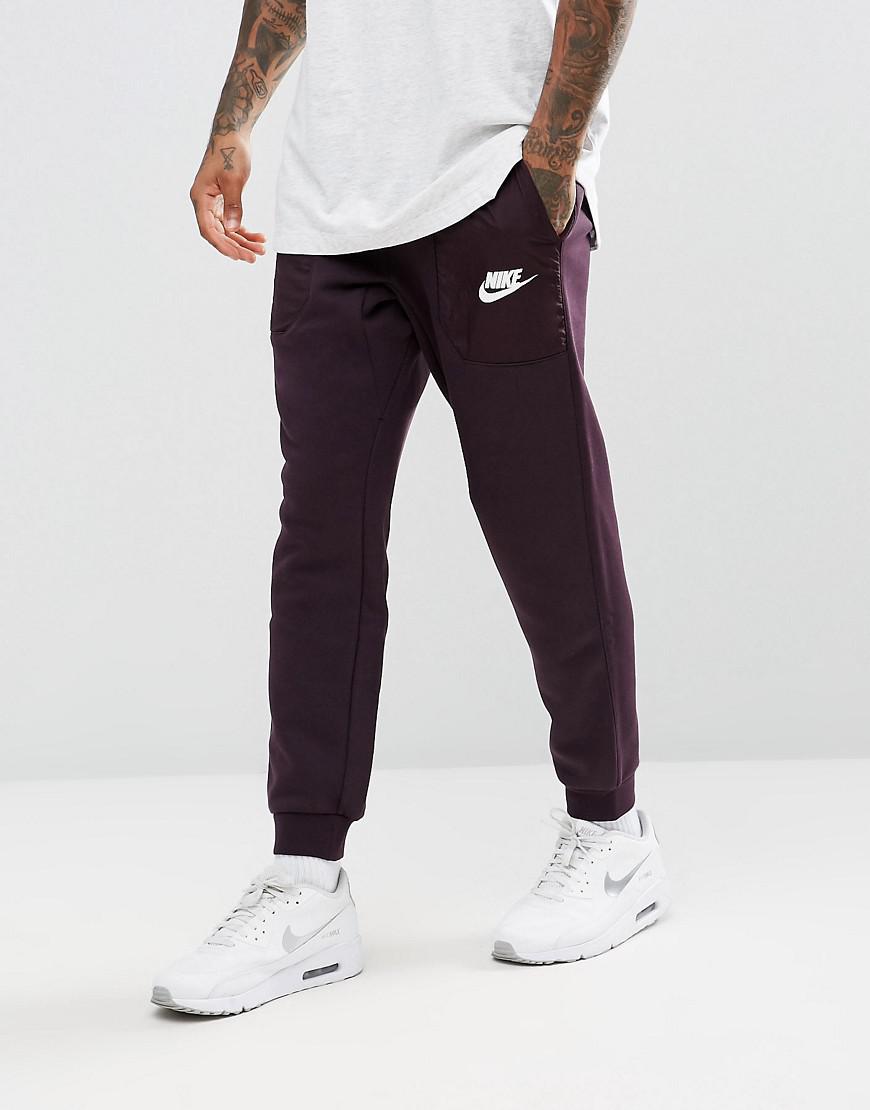 Nike Mixed Fleece Tracksuit Set In Purple 863771-652 for Men | Lyst  Australia