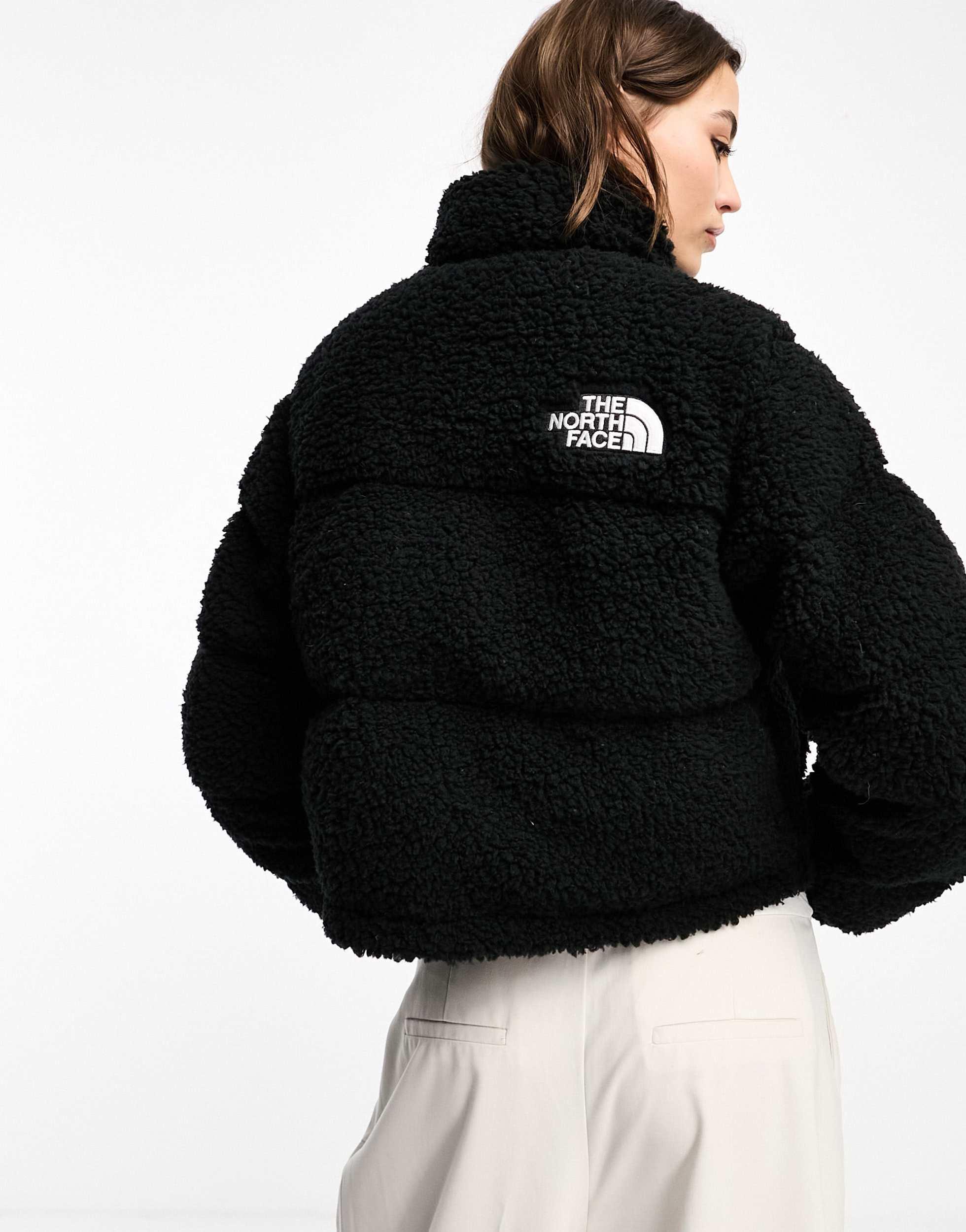 The North Face Sherpa Nuptse Jacket in Black | Lyst The North Face Sherpa Nuptse Jacket in Black | Lyst