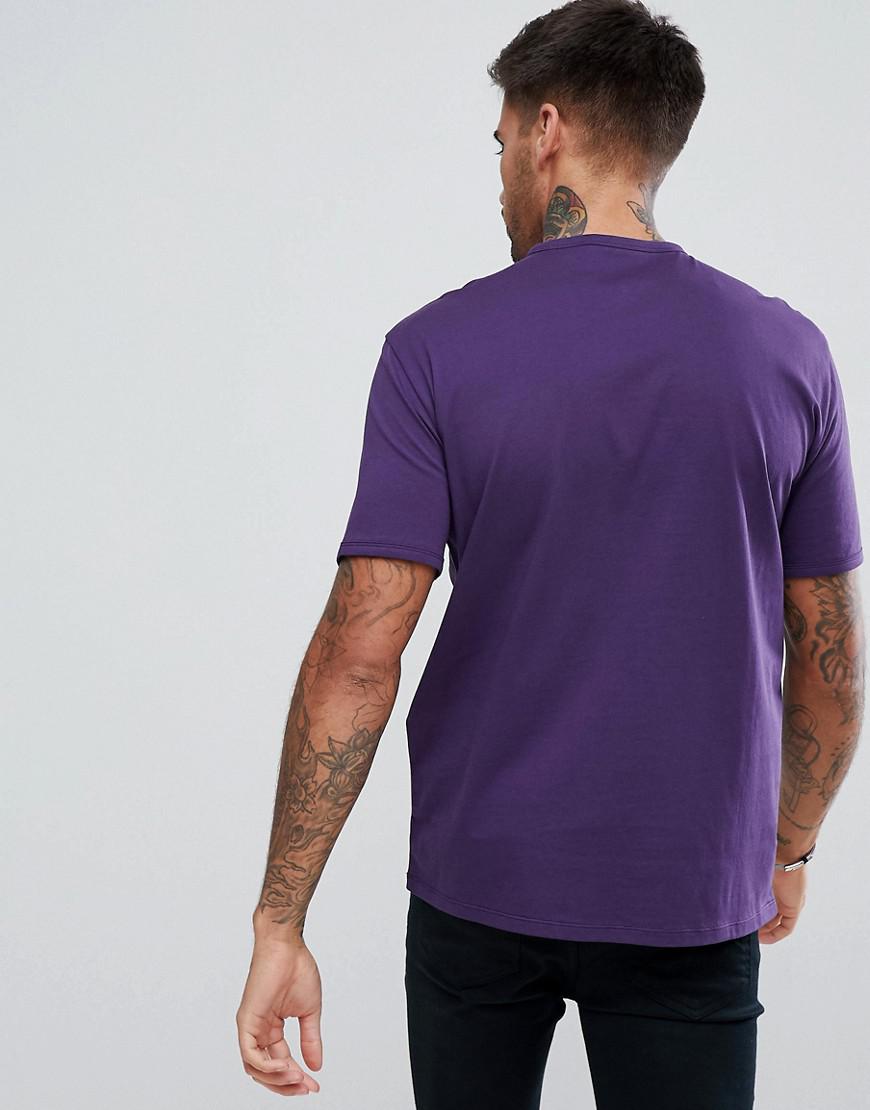 purple armani exchange t shirt