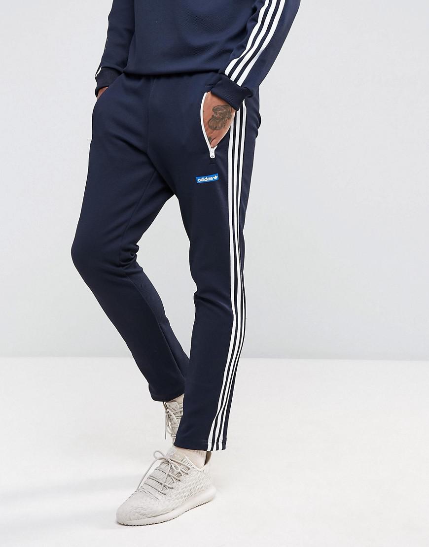 navy adidas originals joggers