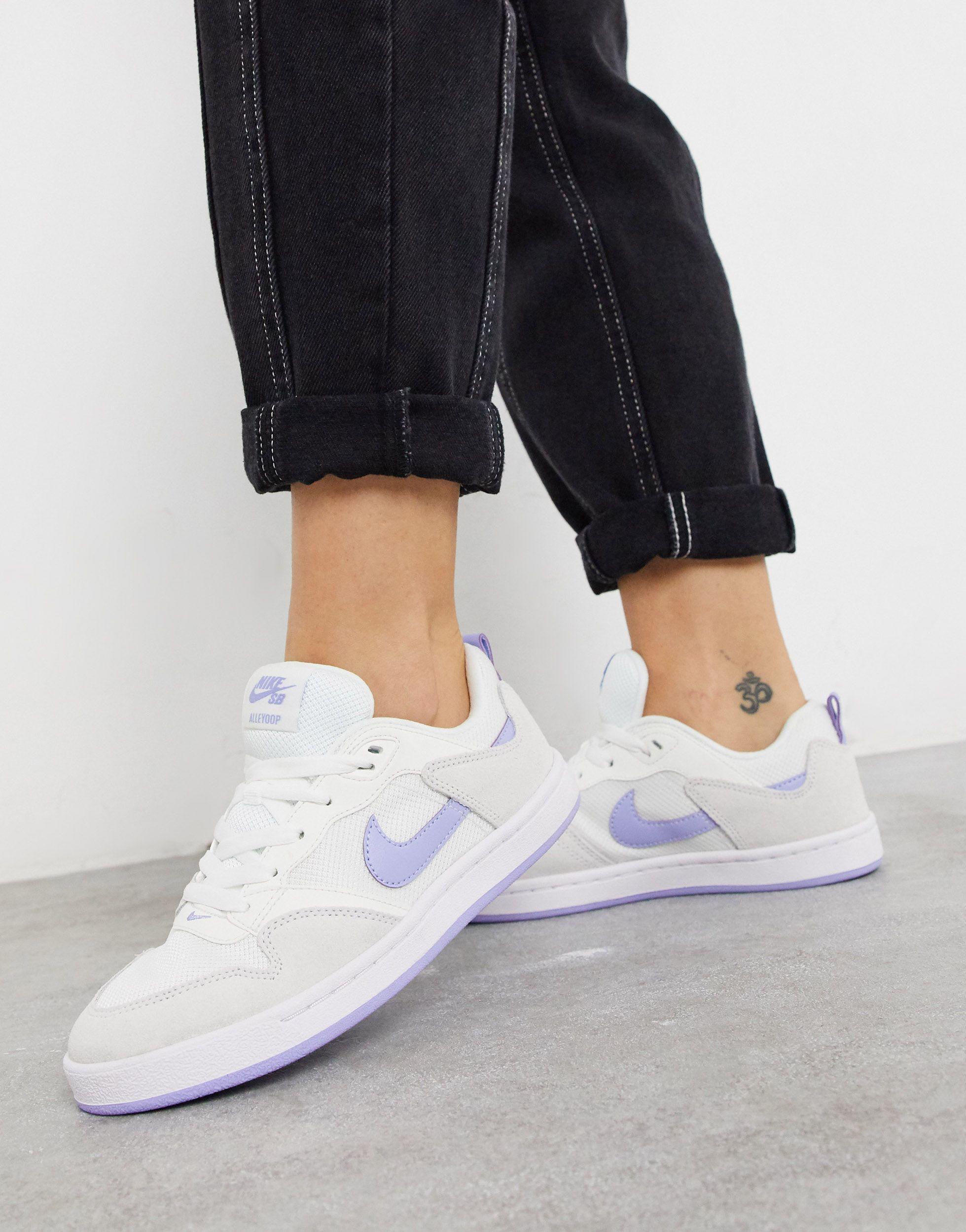 Nike Sb Alleyoop Trainers in Blue | Lyst UK