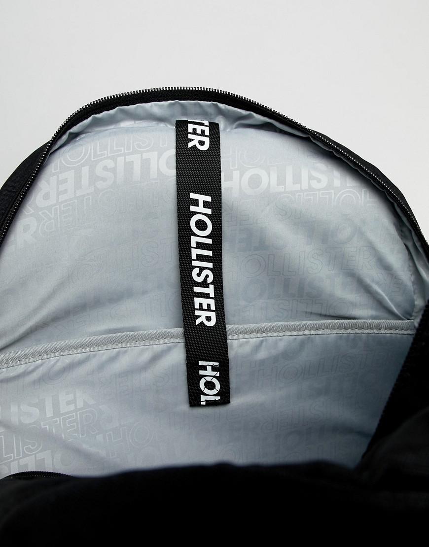 hollister black backpack