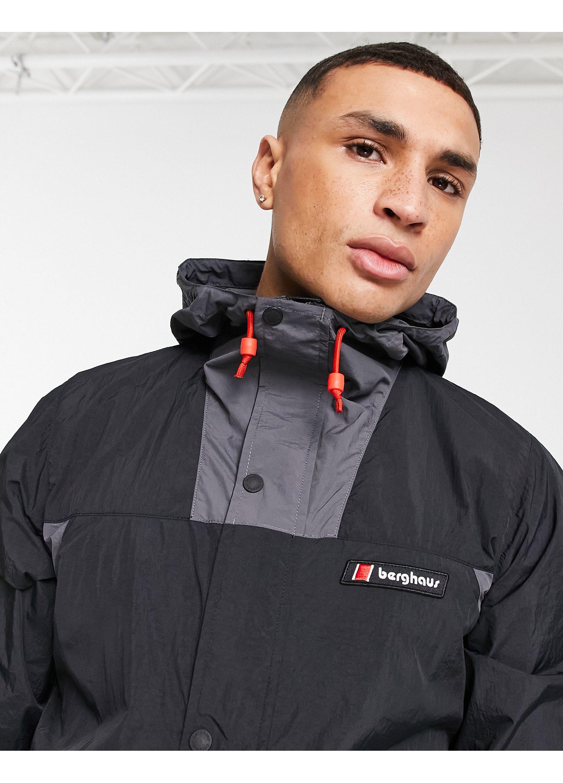 Berghaus U Windbreaker Jacket in Black for Men | Lyst