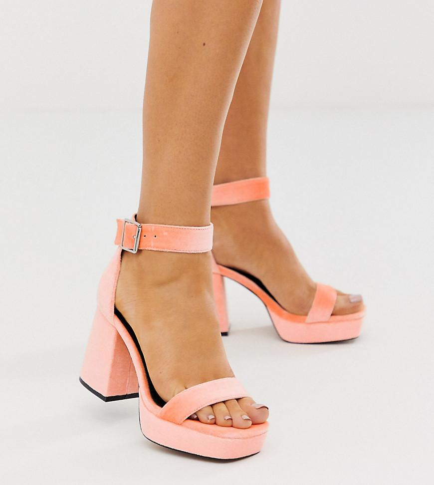 chunky block heels