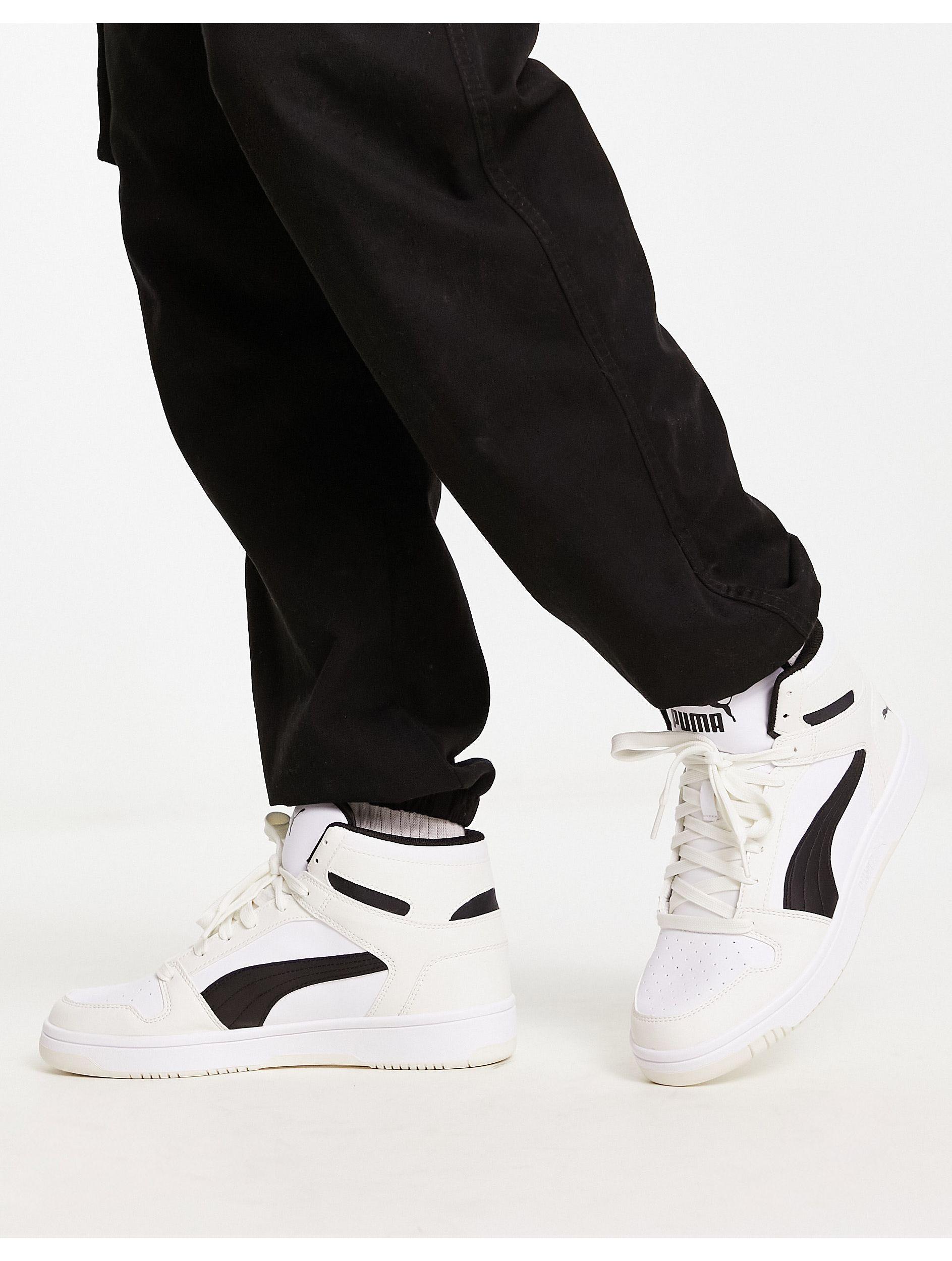 PUMA Rebound Layup Sneakers in White for Men | Lyst