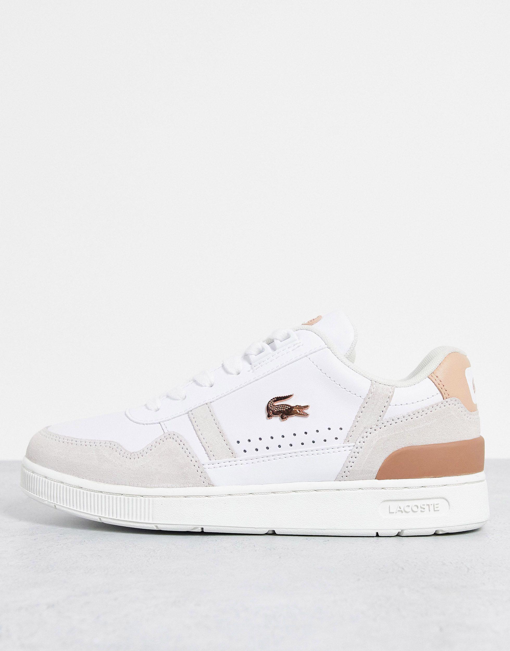 Lacoste T-clip Leather Trainers | Lyst