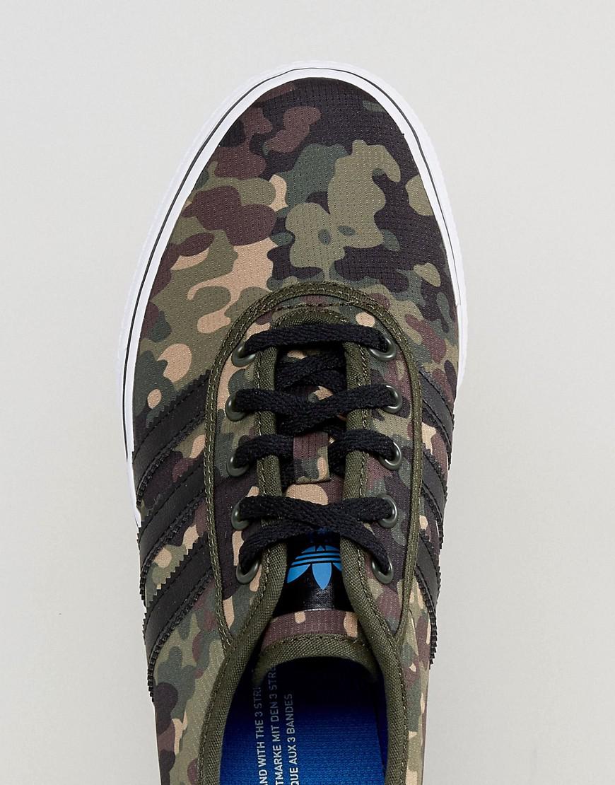 adidas Originals Adidas Skaterboarding Adi-ease Trainers In Camo By4034 in  Green for Men - Lyst