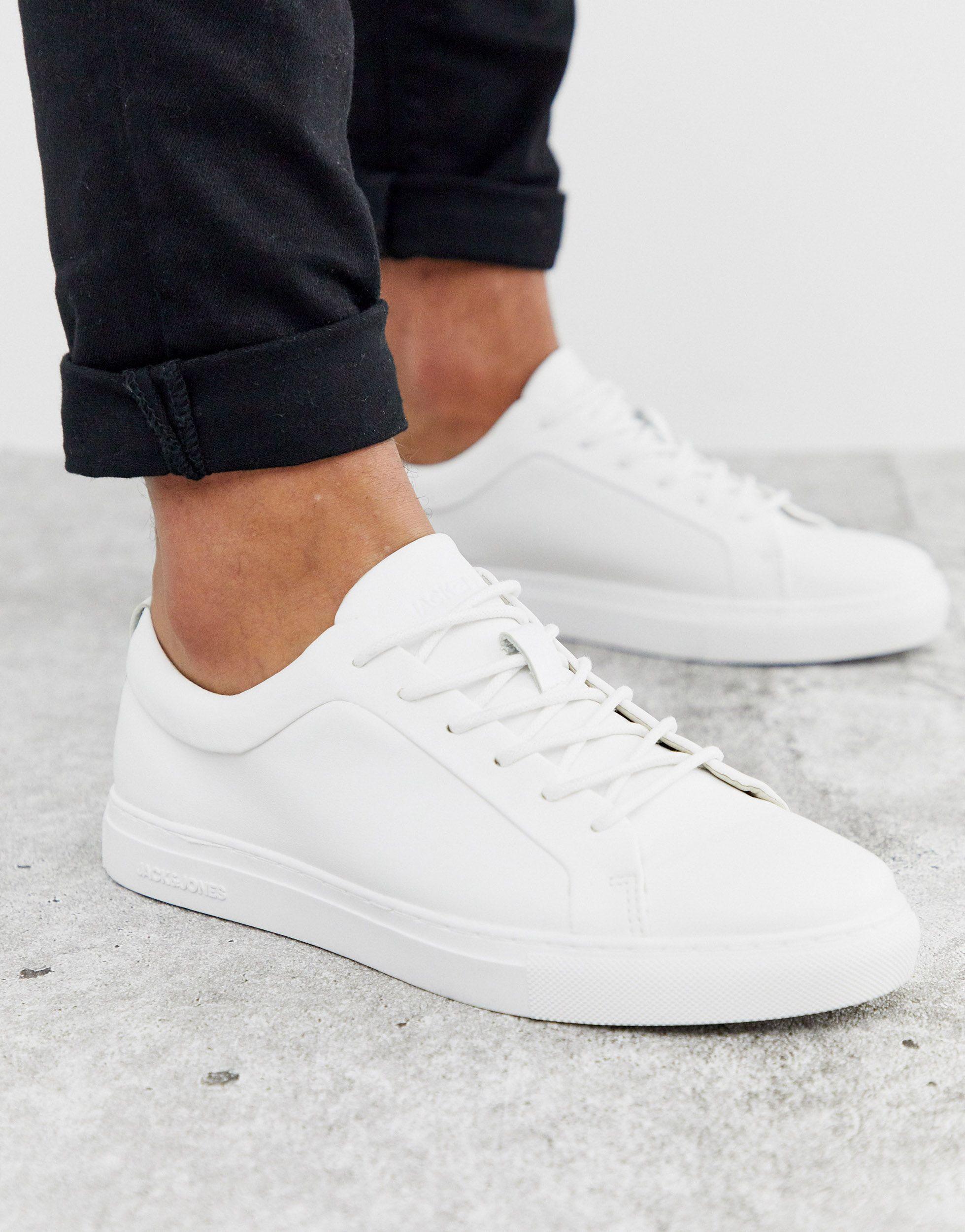 Jack & jones store white sneakers