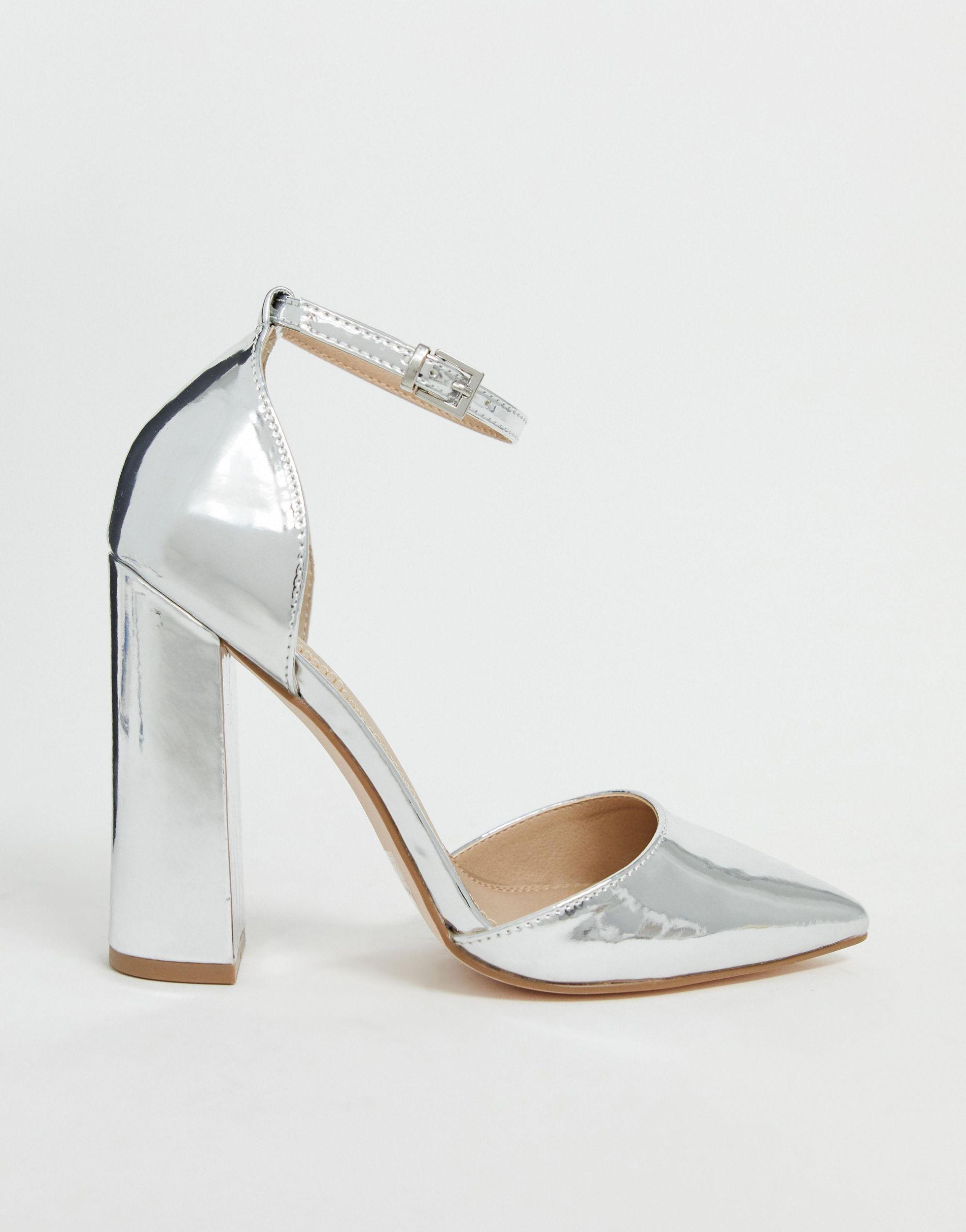 pebble pointed high heels