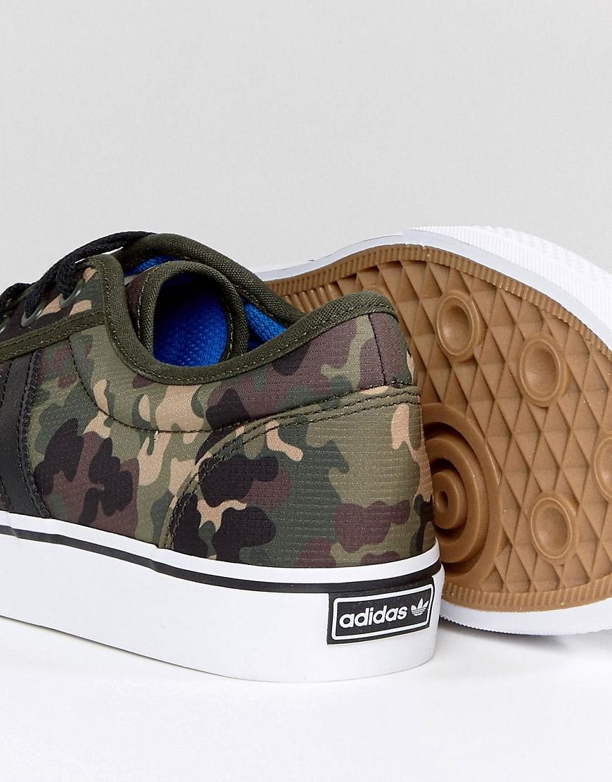 adidas Originals Adidas Skaterboarding Adi-ease Trainers In Camo By4034 in  Green for Men - Lyst