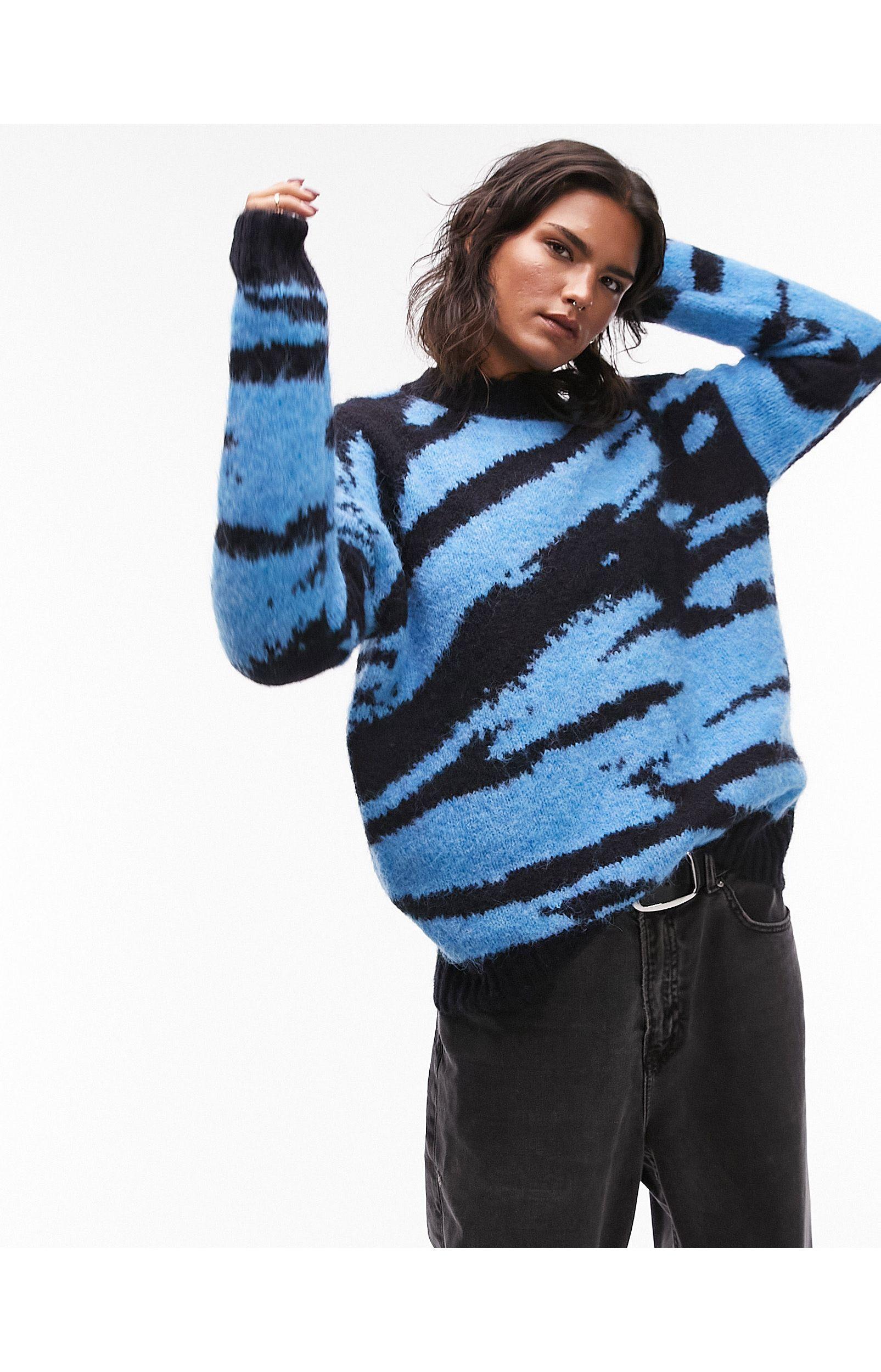 Topshop store blue jumper