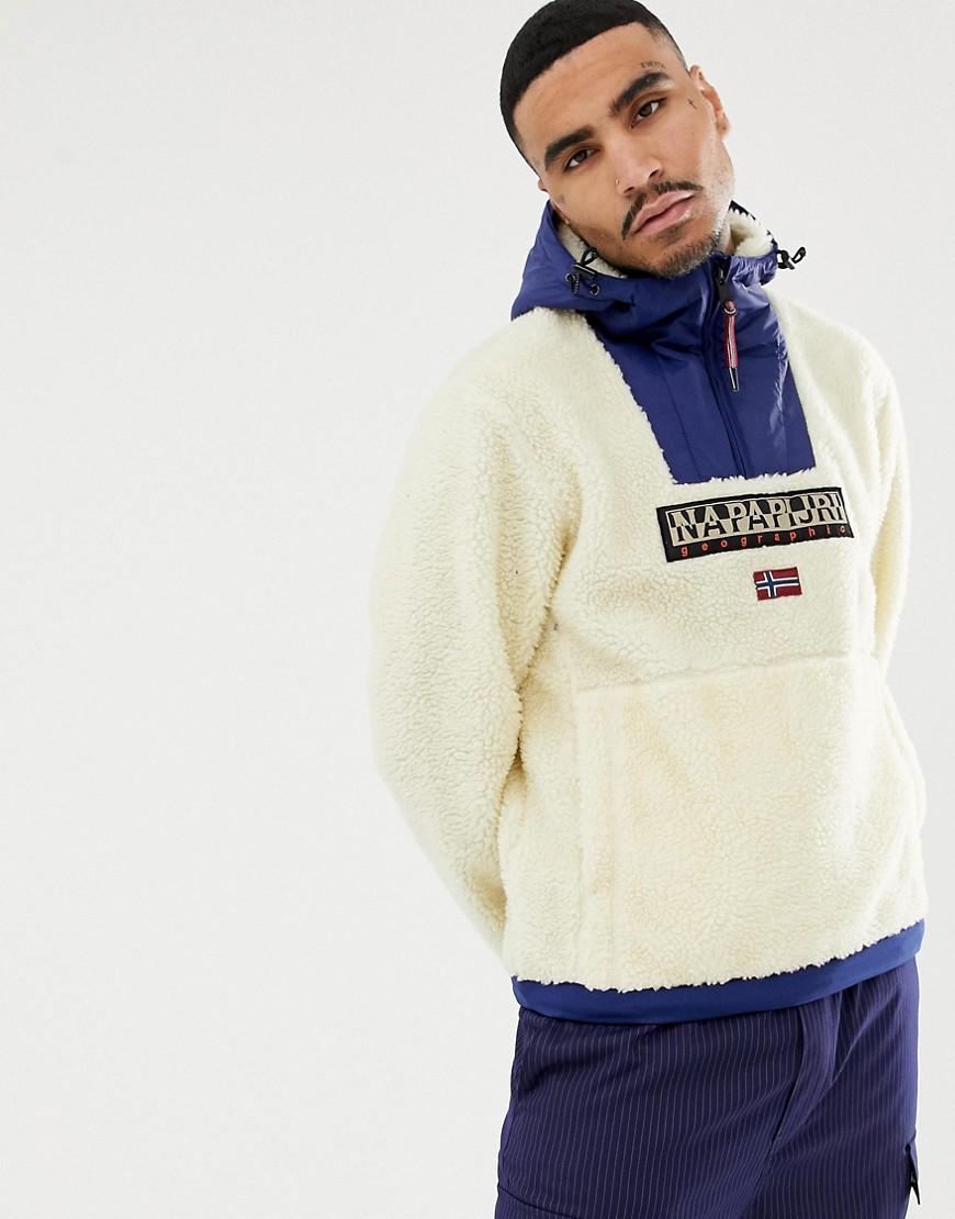 napapijri teddy hoodie