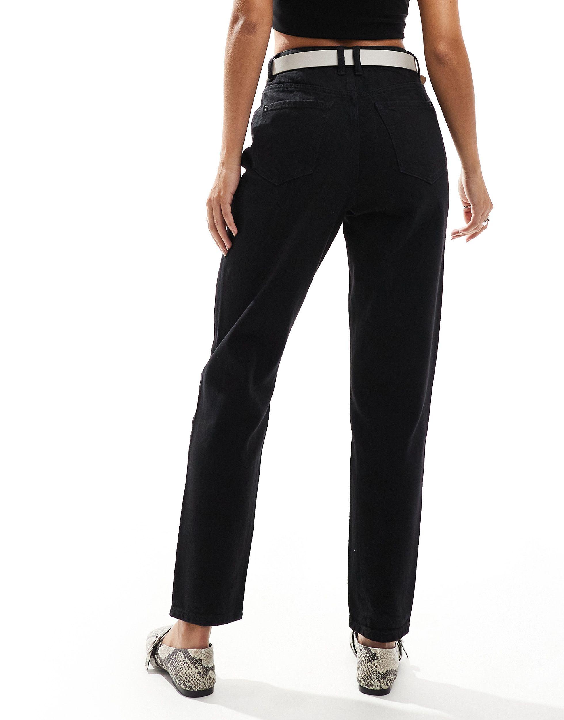Pimkie Pantalon Mom Pimkie Jean Mom Noir Pimkie Pantalon Taille