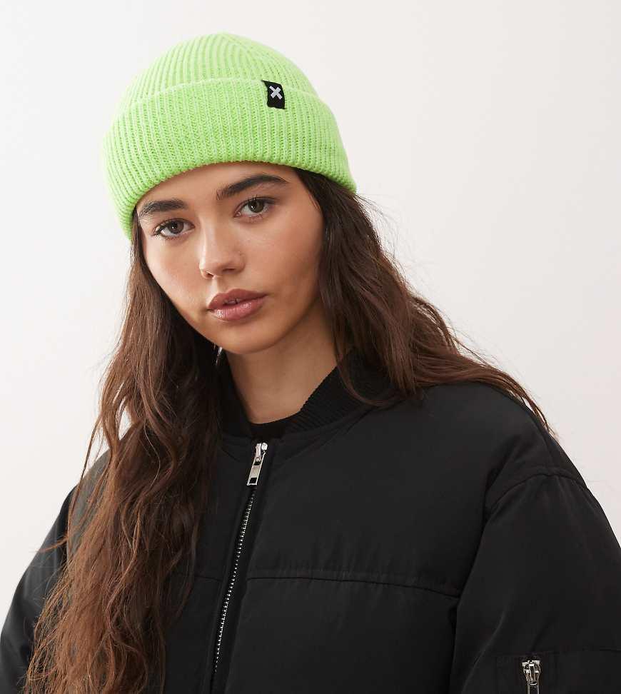 Collusion Fisherman Beanie in Green Lyst UK