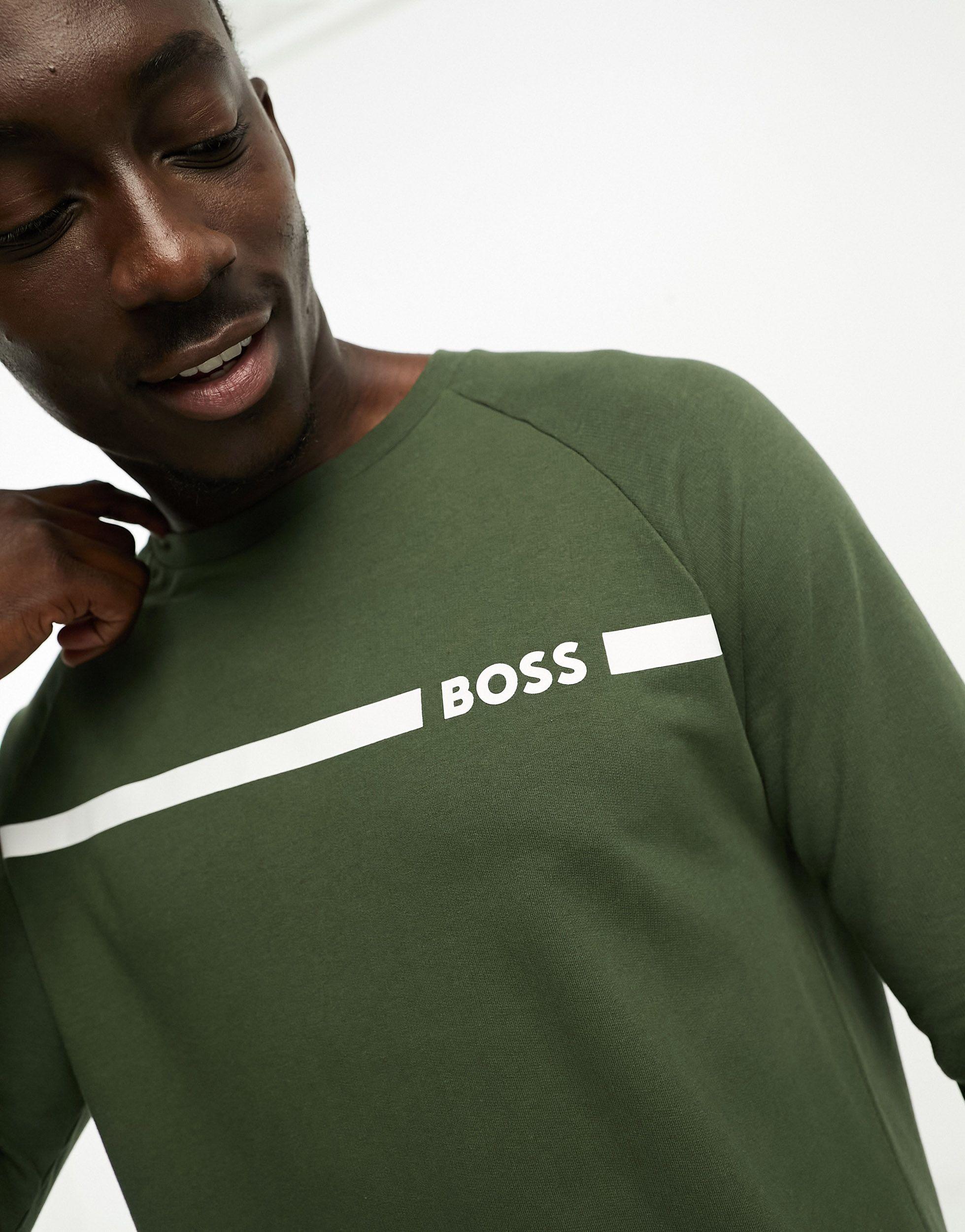 Hugo boss cheap khaki sweatshirt