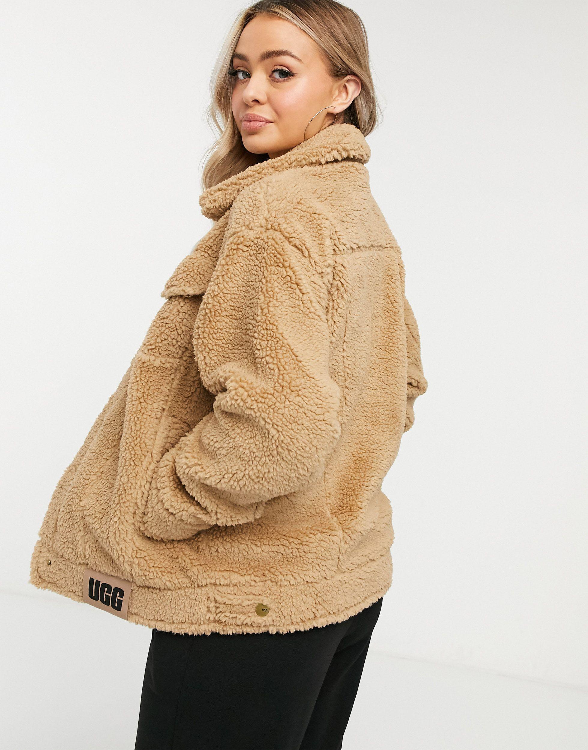 UGG Frankie Teddy Trucker Jacket | Lyst UK