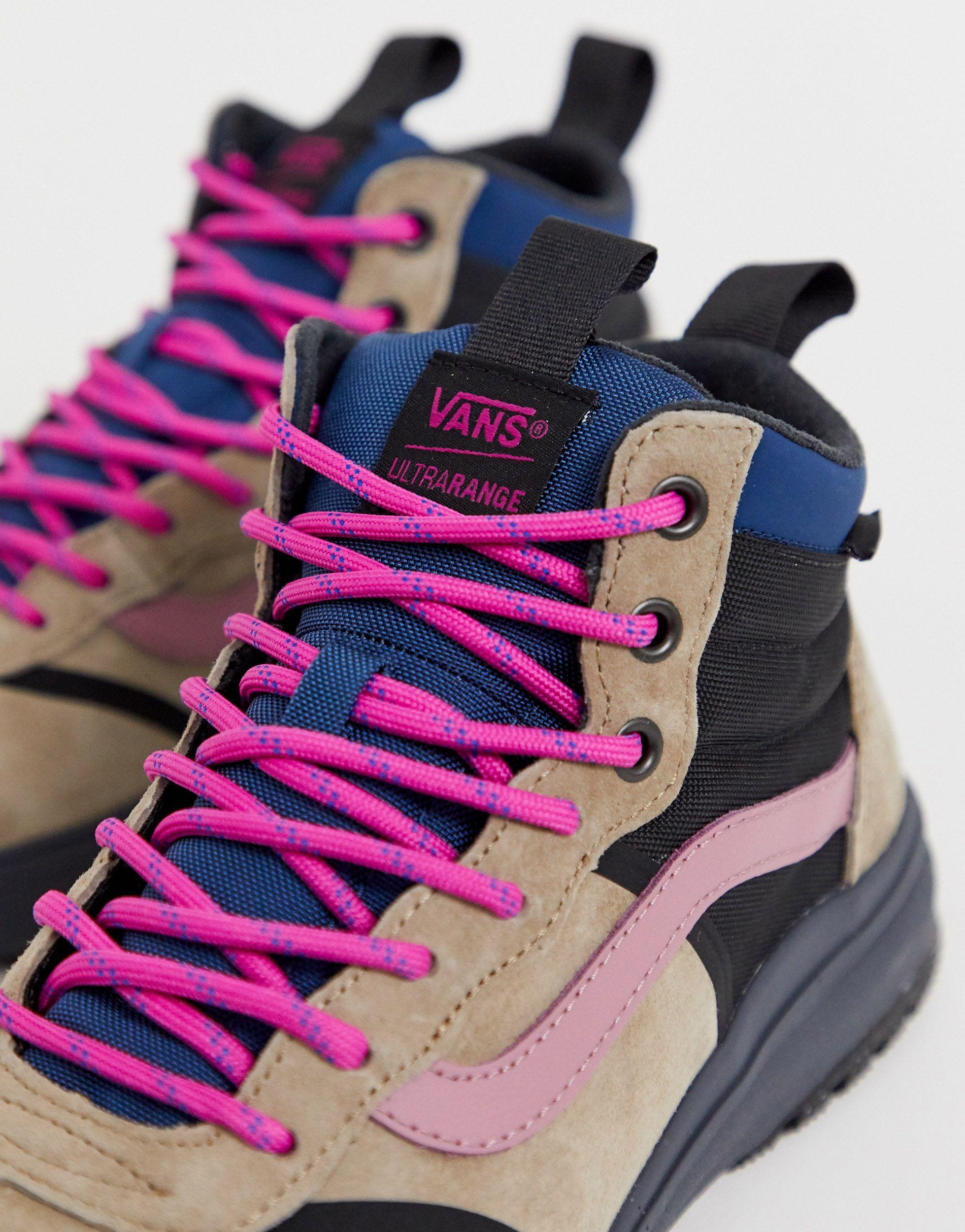 Vans Leather Ultrarange Mte Hi Trainers 