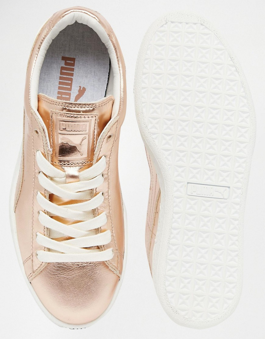 Rose Gold Trainers breakingthesurface.co.uk