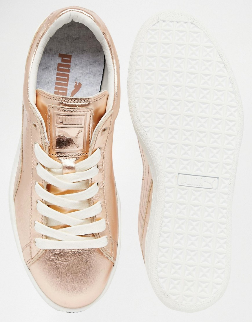 puma trainers rose gold