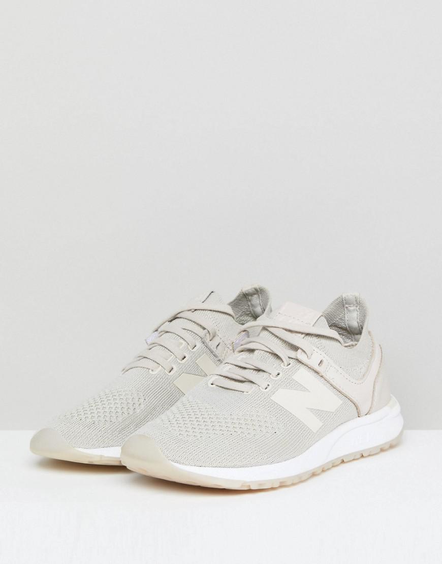 new balance 247 deconstructed trainers in beige