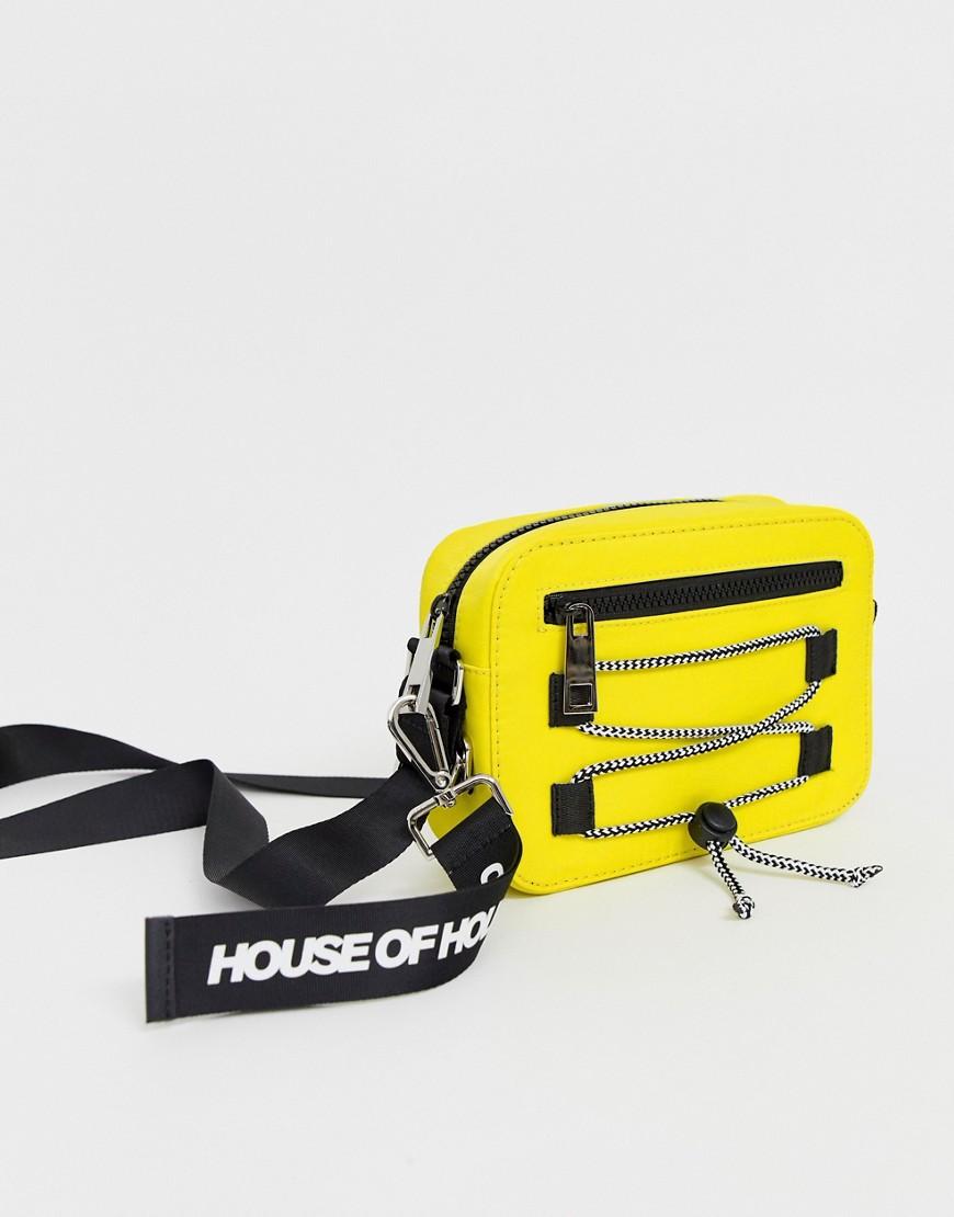 House of Holland Synthetic Yellow Cross Body Bag - Lyst